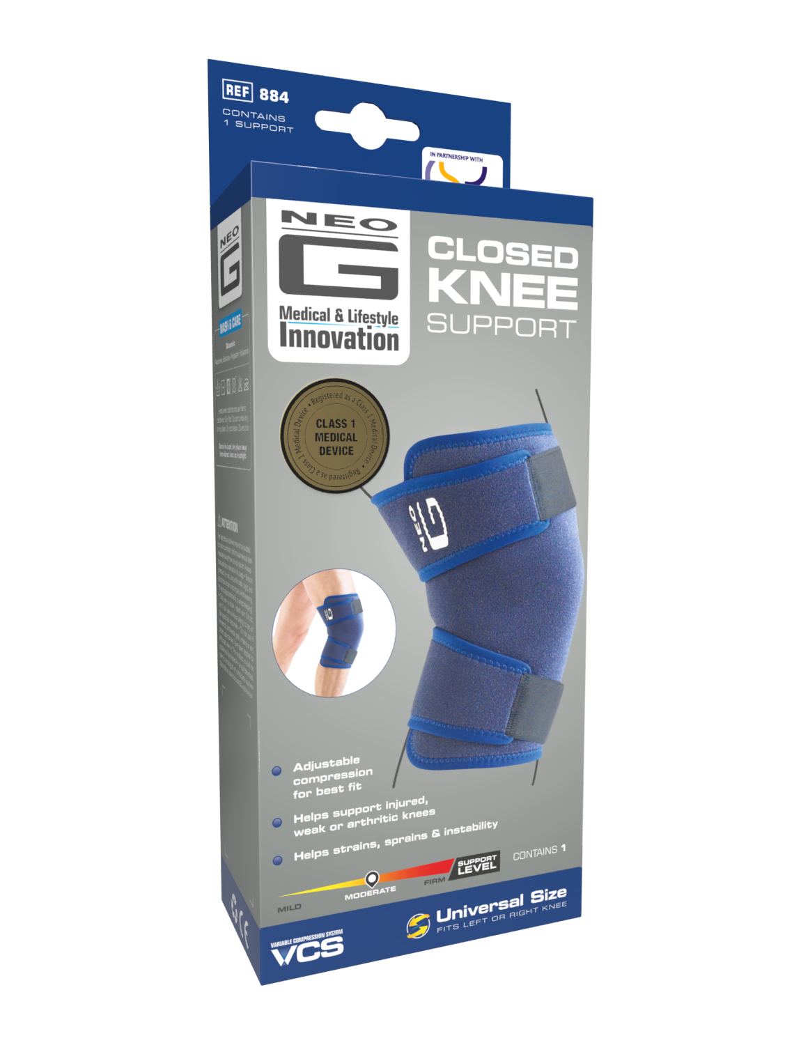  Closed Knee Support、mySite、preschool7hills