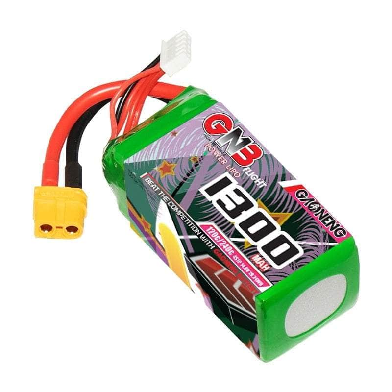  Gaoneng GNB 14.8V 4S 1300mAh 120C LiPo Battery - XT60、mySite、merchandisen