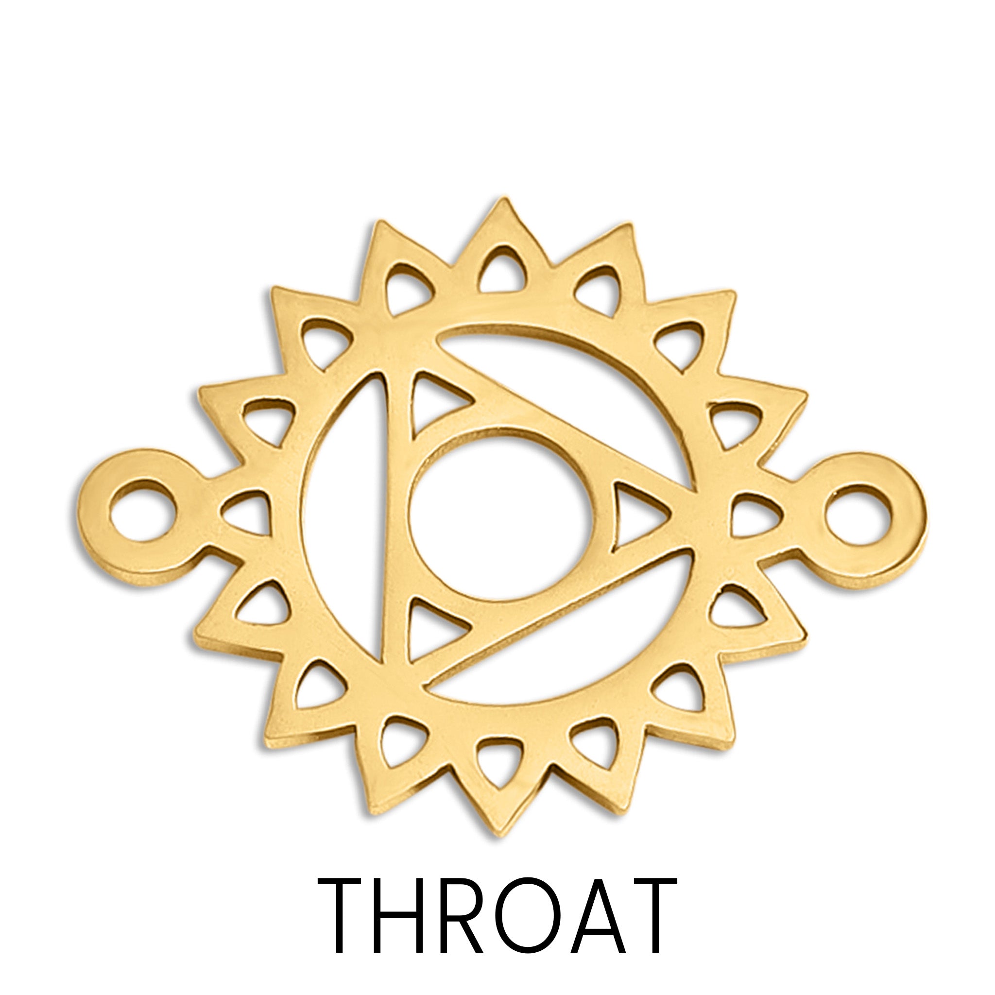 18K Gold Stainless Steel Chakra Connector Charm / PDL0177、mySite、dreamappss