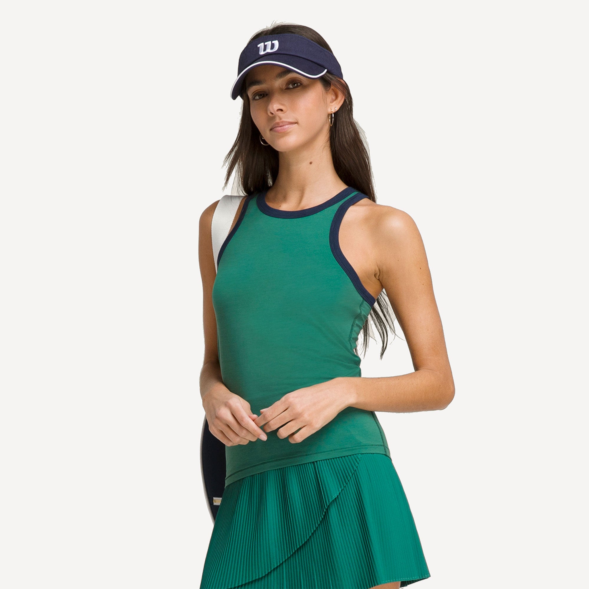 Wilson Fieldhouse Women's Lite Tennis Tank、mySite、neckold