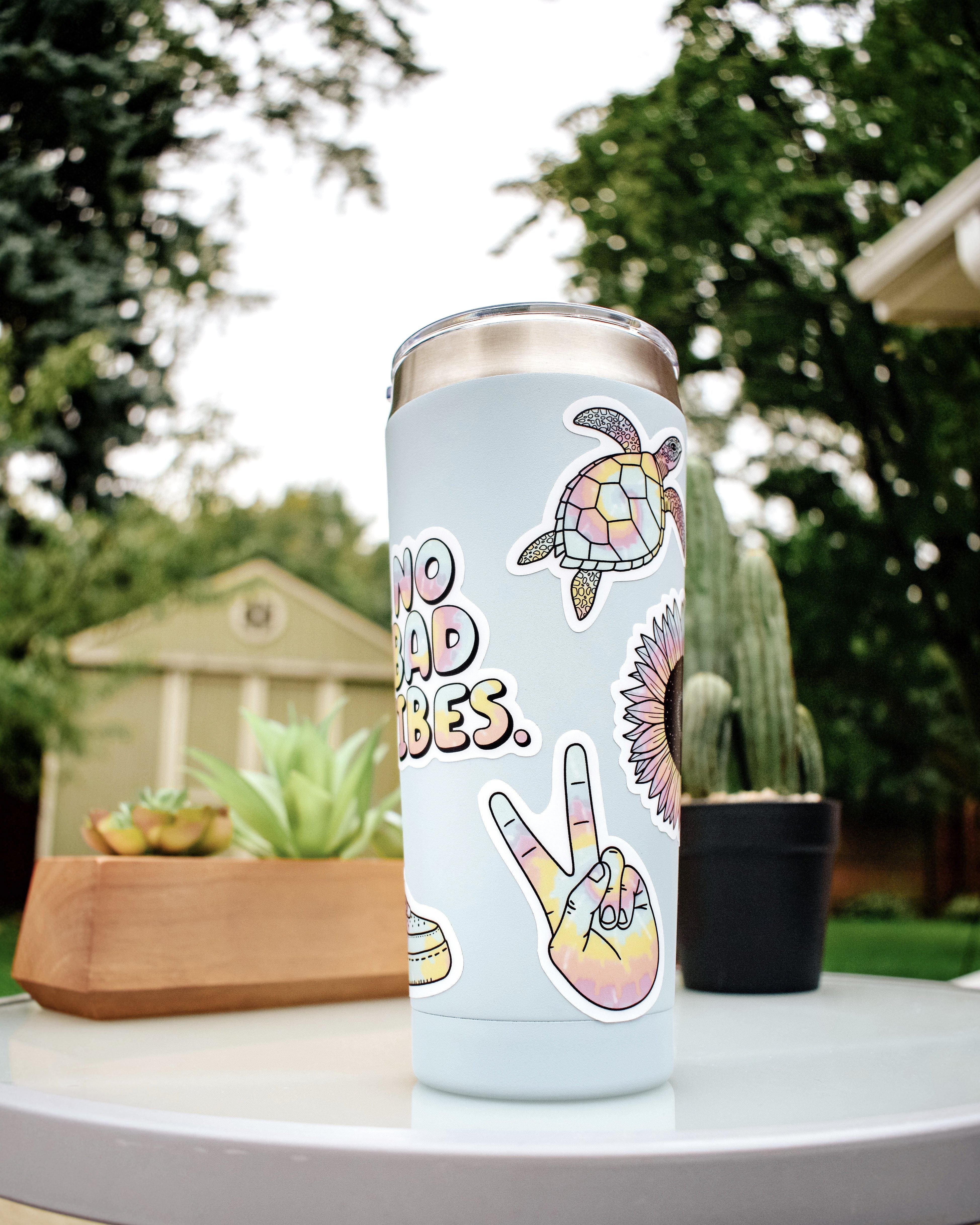  Tie Dye Aesthetic Sticker 21 Pack LARGE 3 x 3、mySite、elrpsem3k