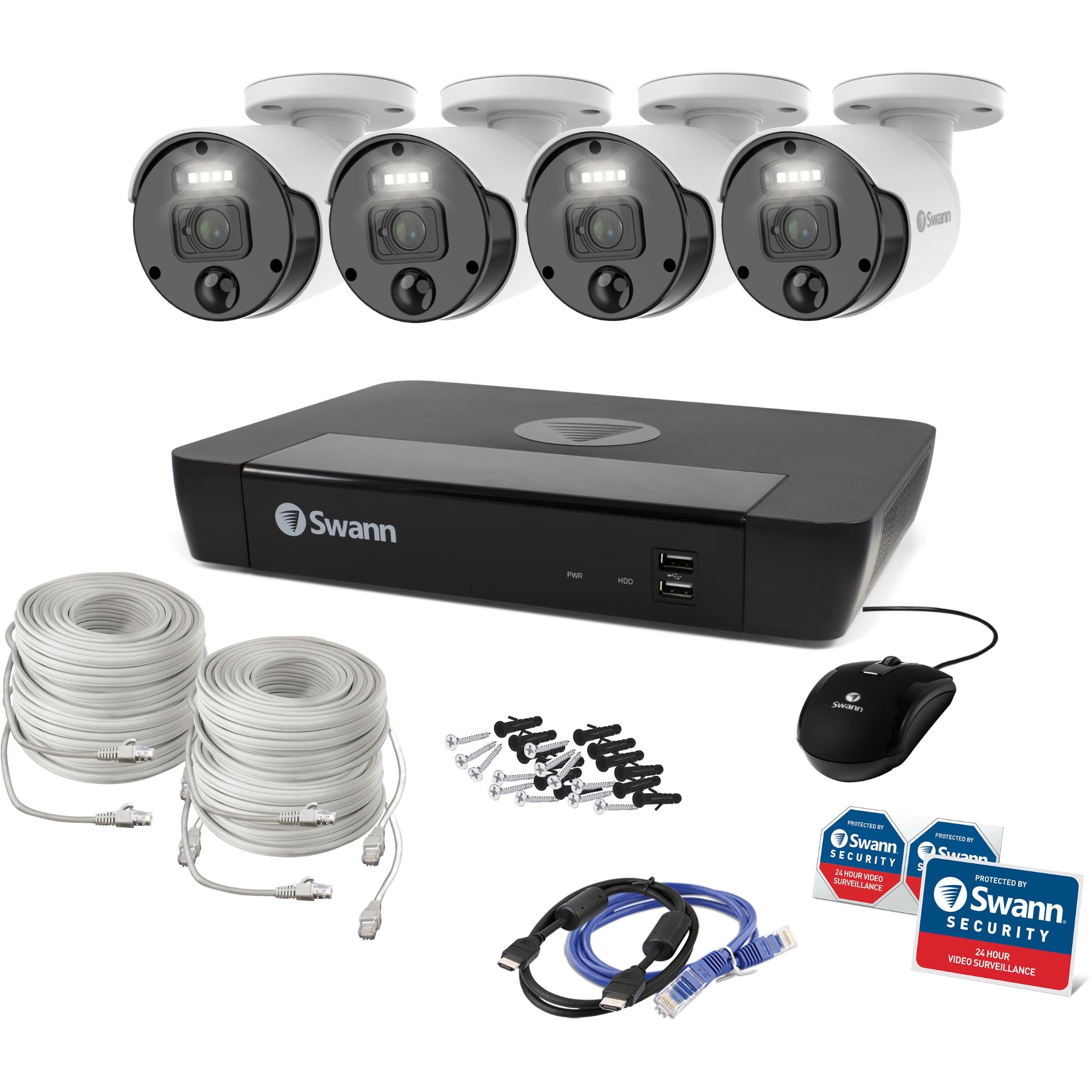 Swann Master Series 4 Camera 8 Channel NVR Security System (2TB)、mySite、camillekostekn