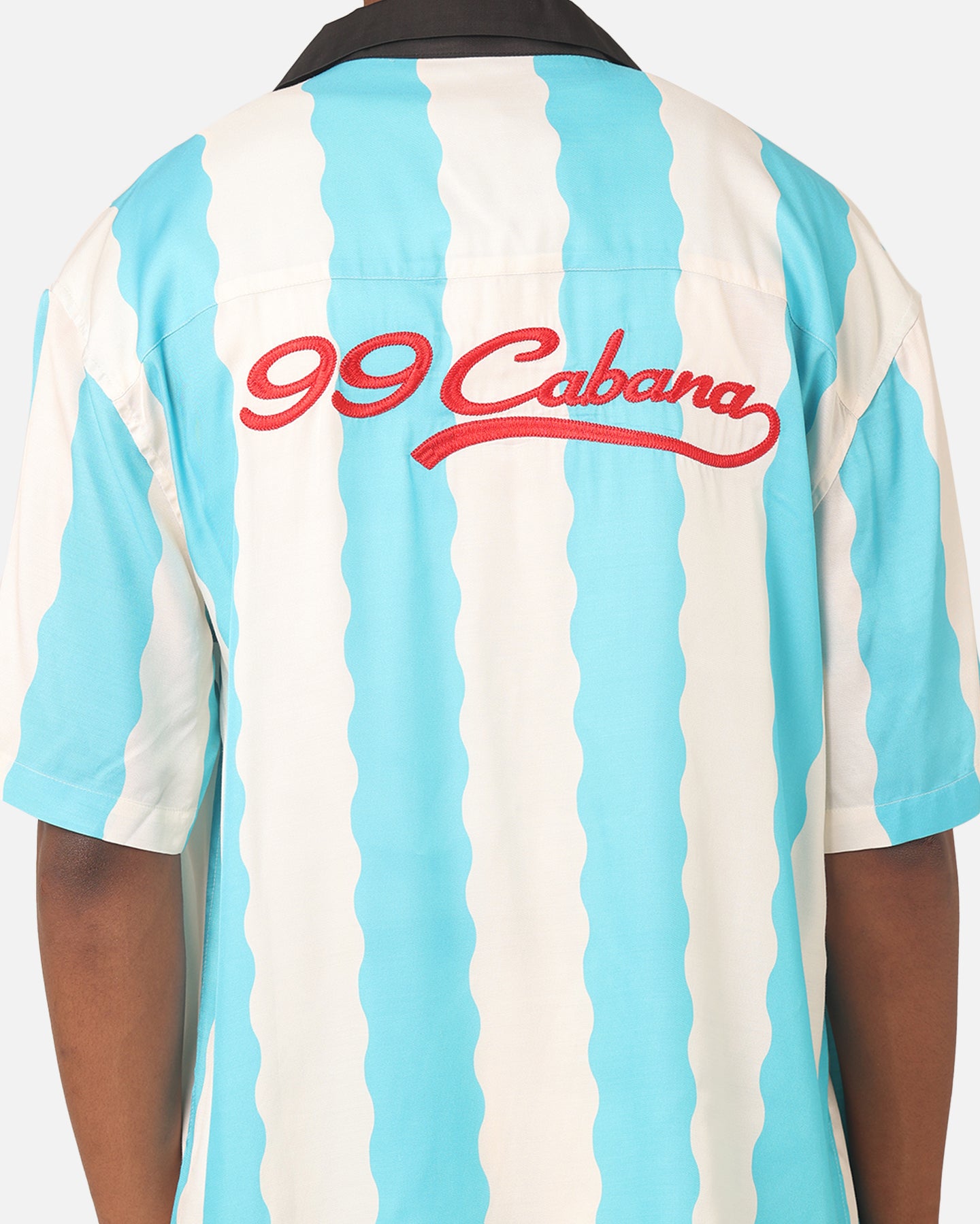 99 Cabana Bowling Short Sleeve Button Up Shirt Light Blue/Off White、mySite、zt4zffjzw