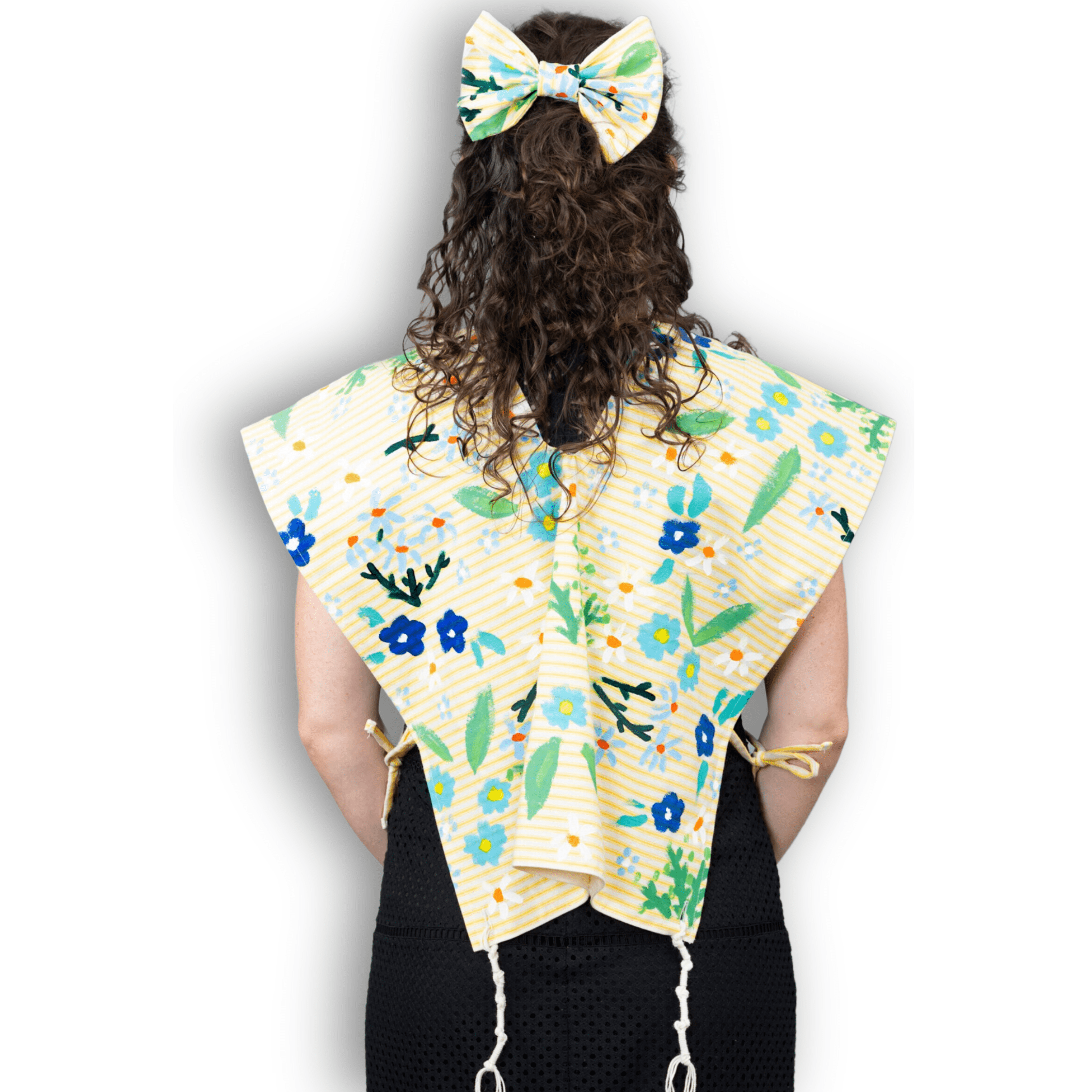 Hands-Free Yellow Floral Tallit, Hair Bow、mySite、topwebapps