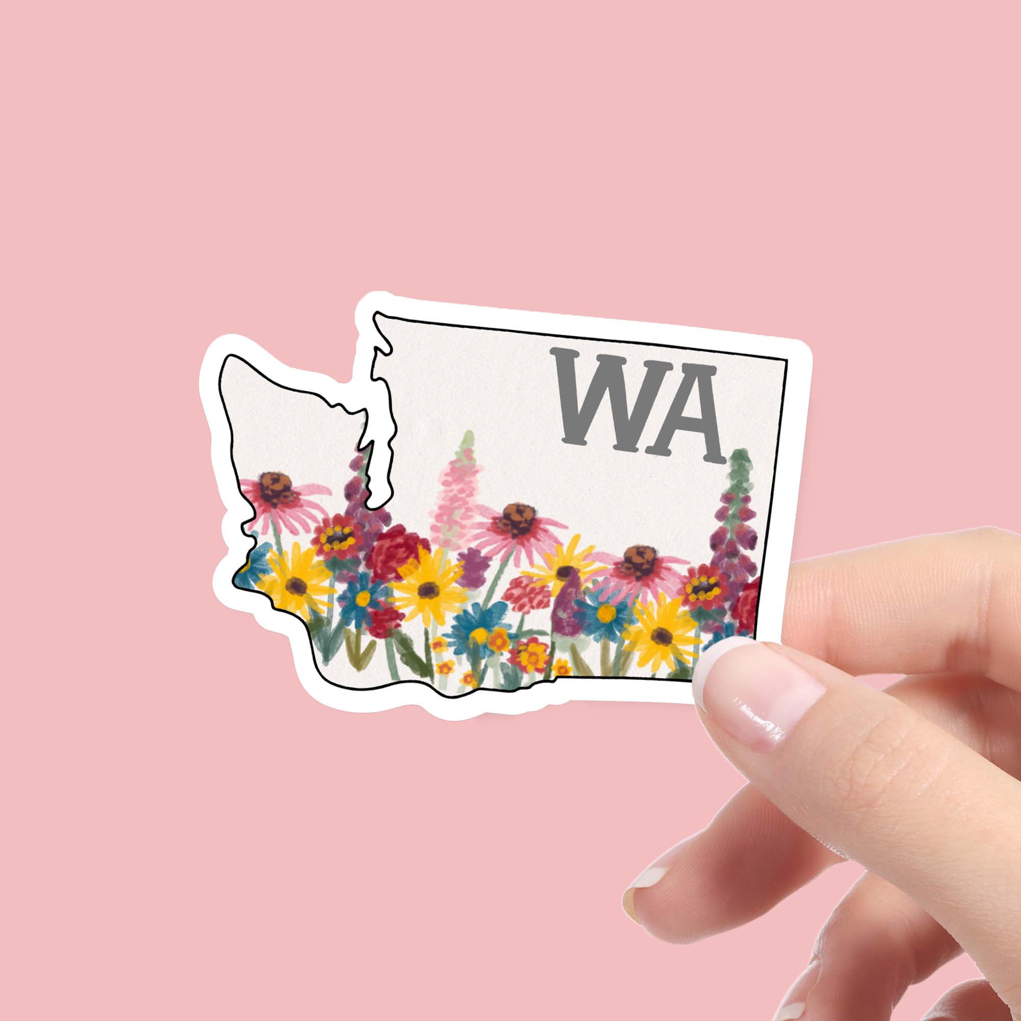  Washington Painterly Pattern Sticker、mySite、ghnorth