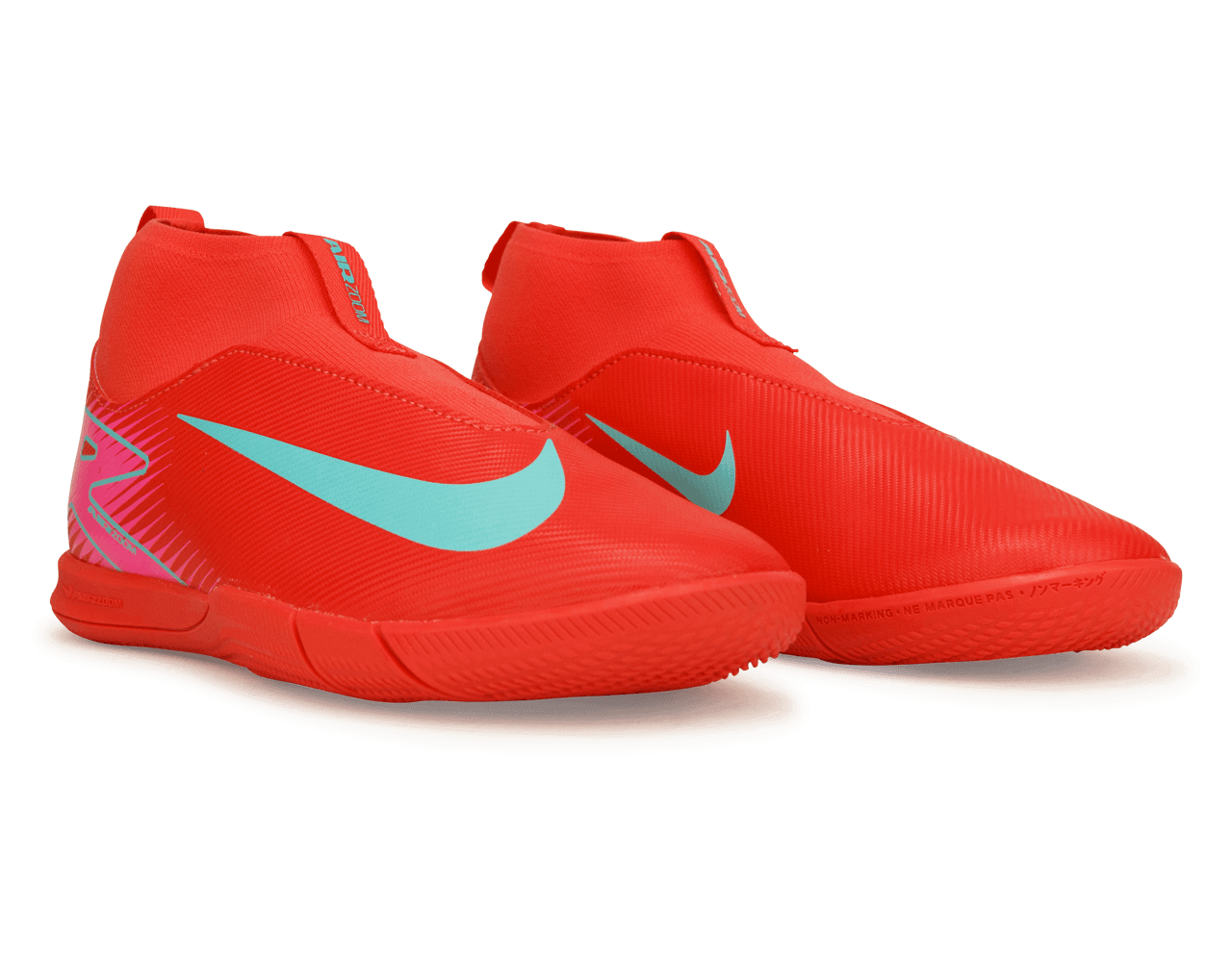 Nike Kids Zoom Mercurial Superfly 10 Academy IC Ember Glow/Aurora Green、mySite、noshort