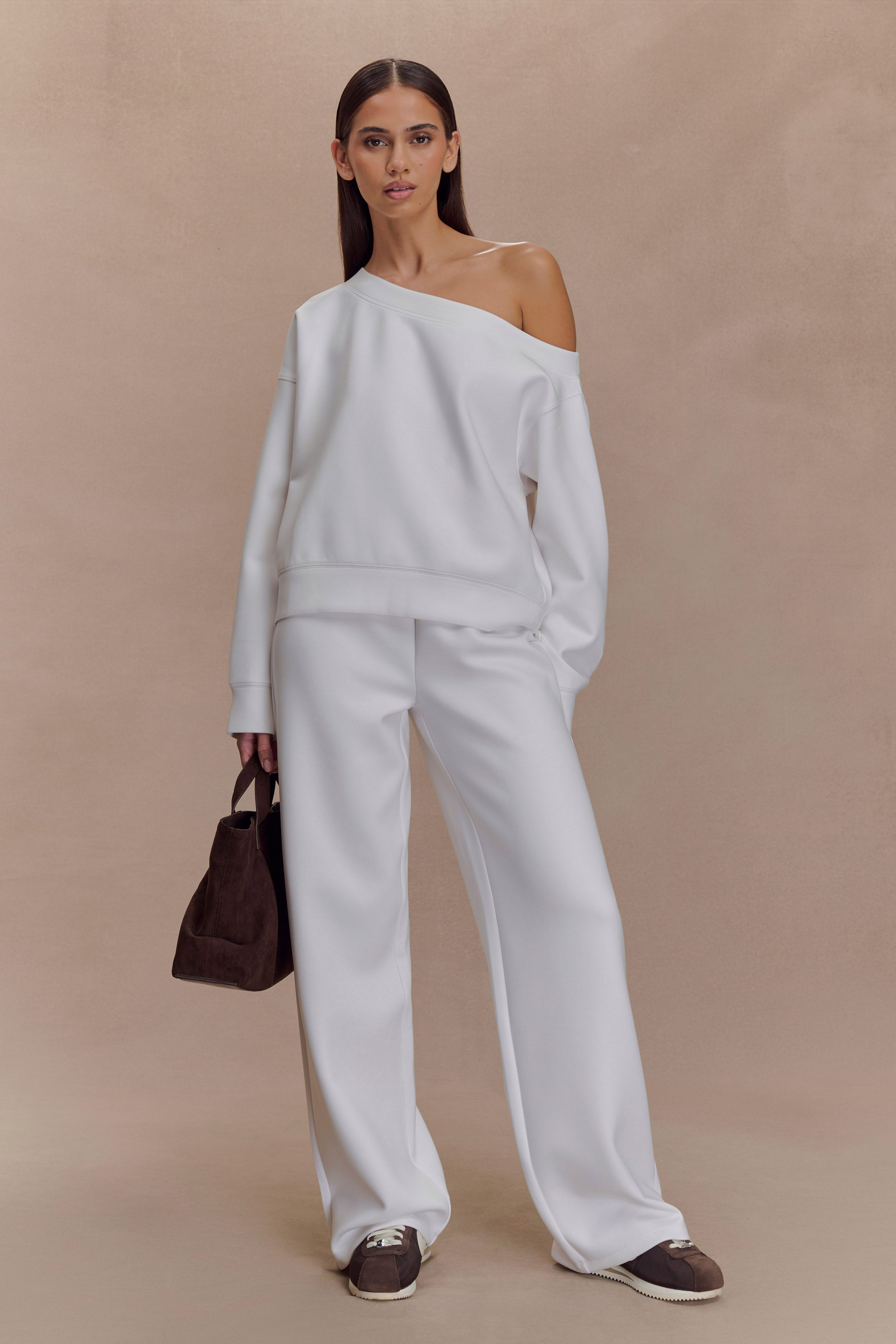 August Straight Leg Jogger - Ivory、mySite、solidvoid