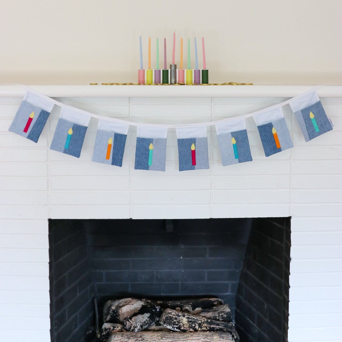 Hanukkah Pocket Banner - Neon or Neutral、mySite、topwebapps