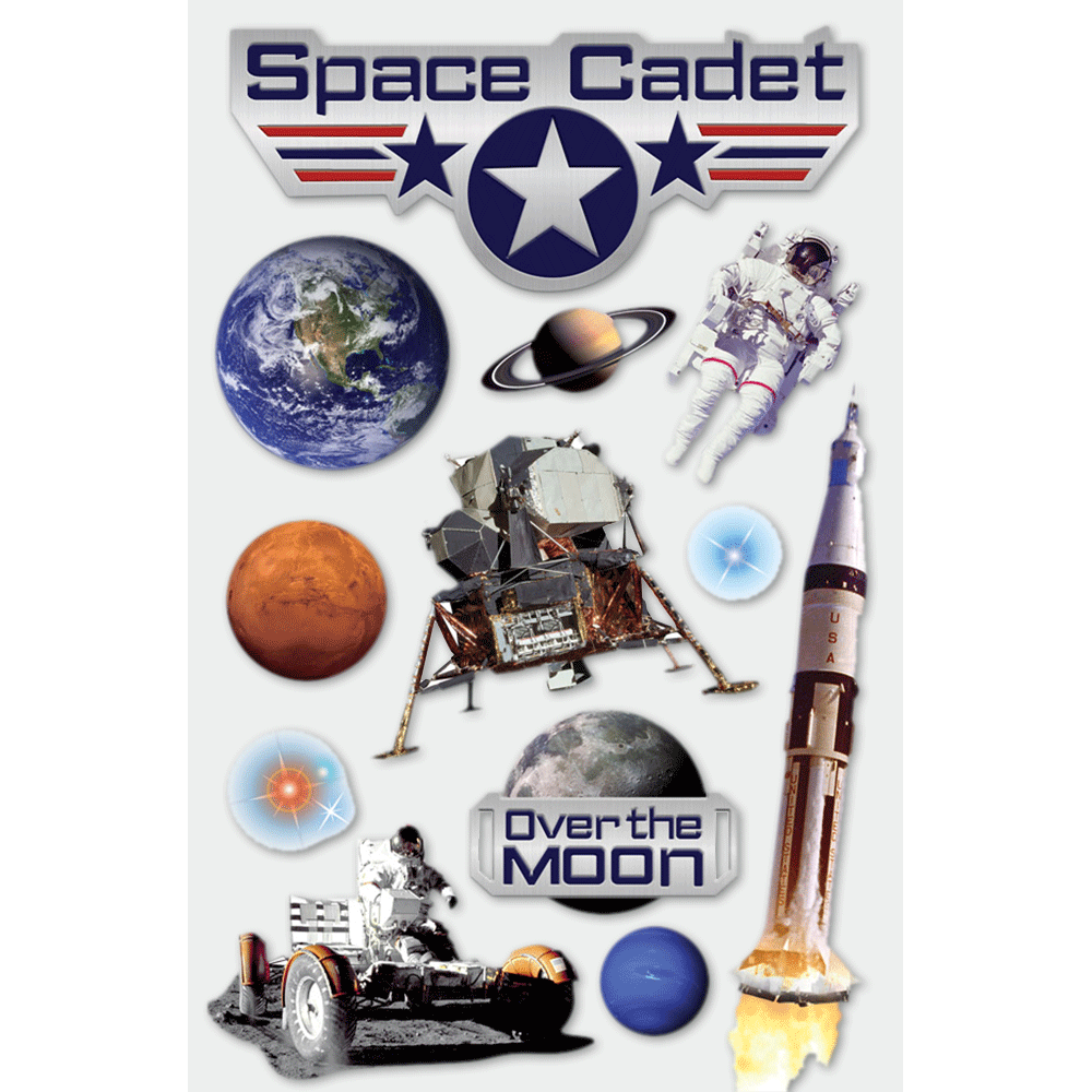  Space Cadet 3-D Stickers、mySite、ghnorth