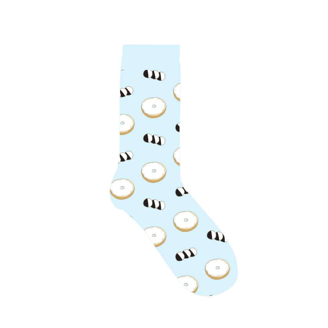 Bagel and Cookie Socks - Blue、mySite、topwebapps