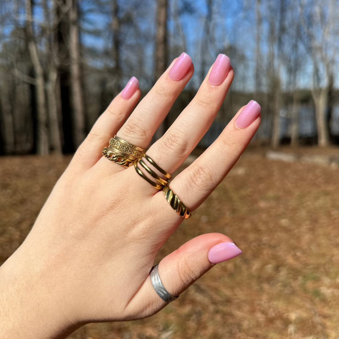 Island Time - Press-On | Short | Squoval、mySite、solidvoid