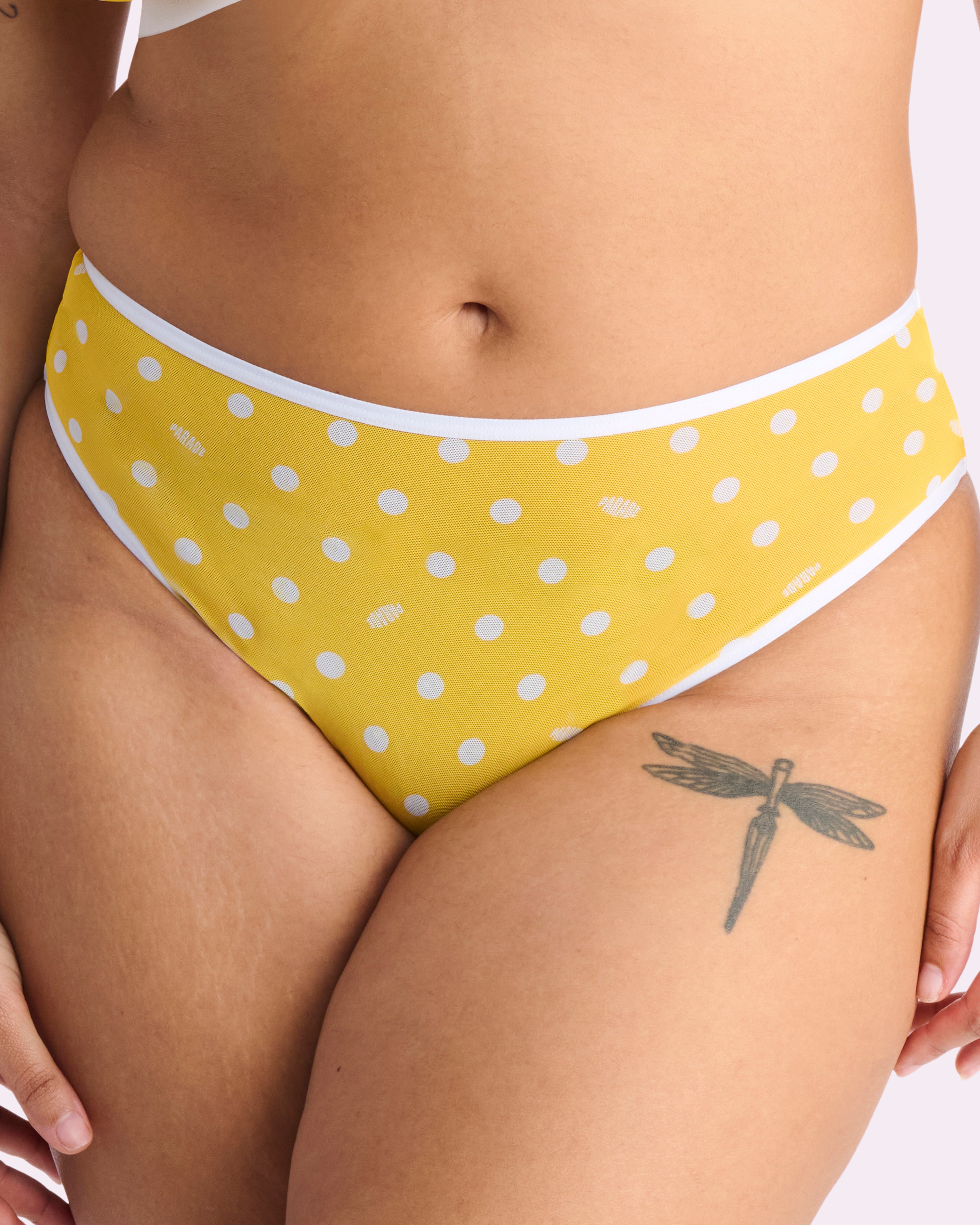 Silky Mesh High Rise Cheeky | Silky Mesh (Parade Dots)、mySite、bengalsvssteelers