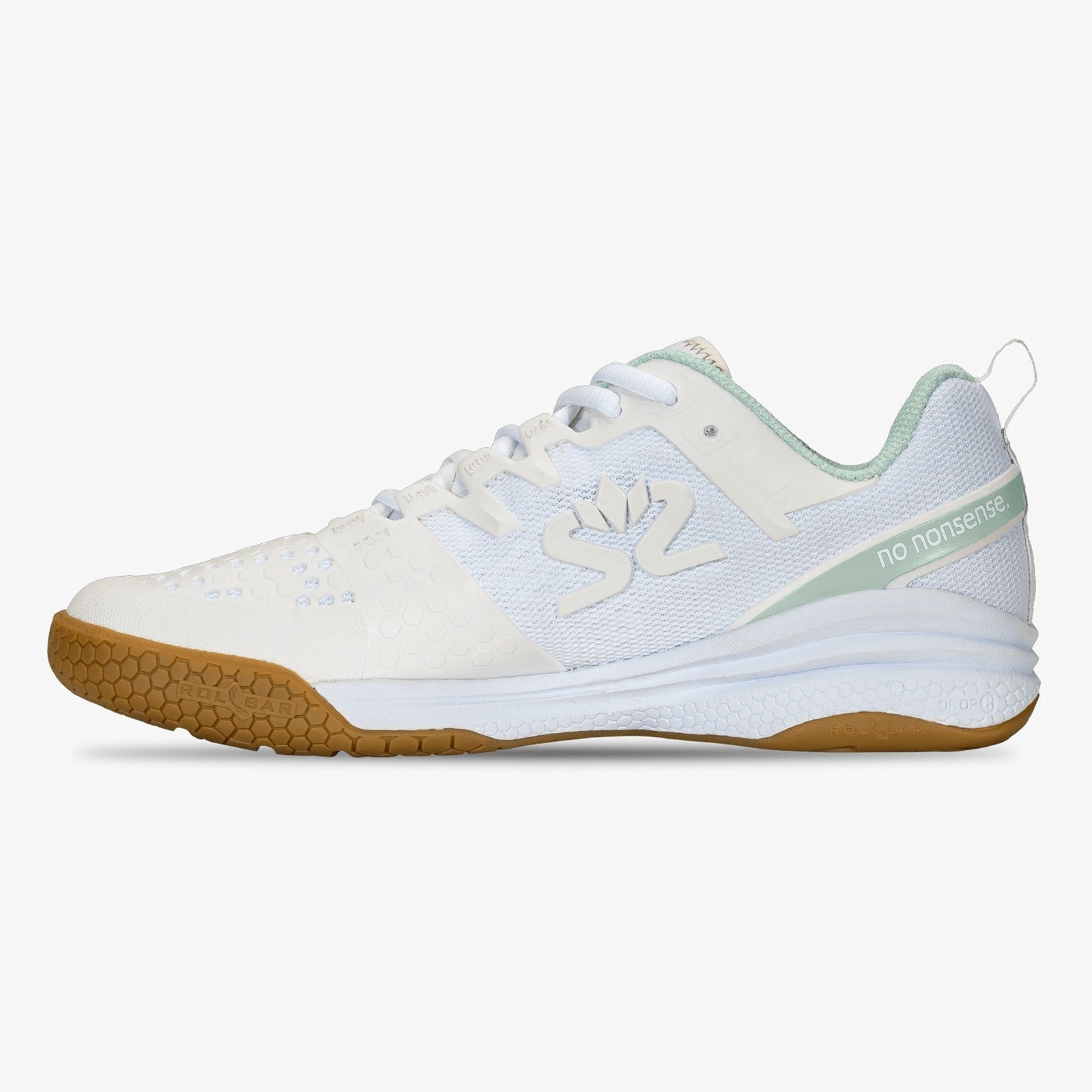 Salming Kobra 3 Women's Indoor Court Shoe (White/Pale Blue)、mySite、neckold