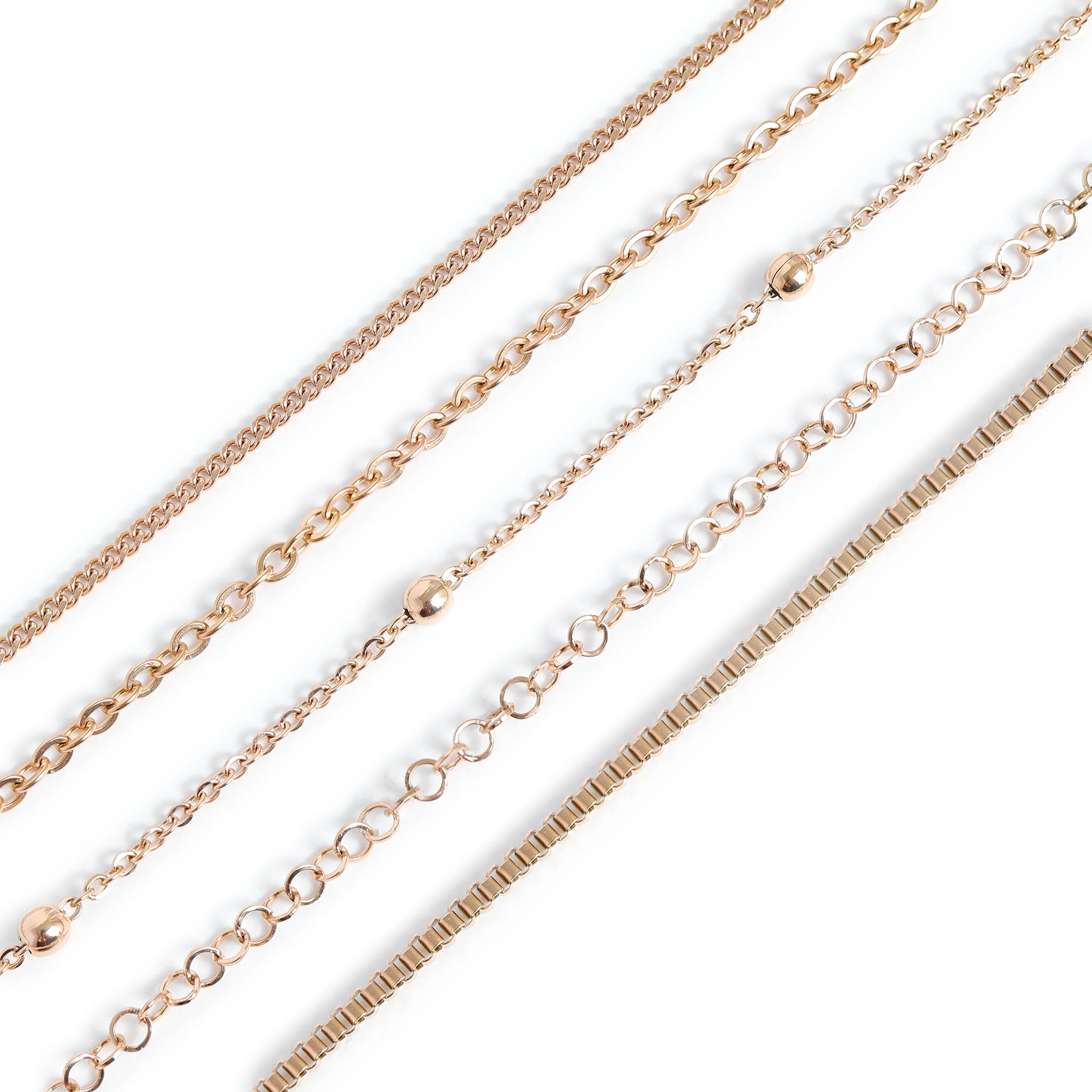 Permanent Jewelry Stainless Steel Chain Starter Kit - 5 Chain Style Pack、mySite、dreamappss