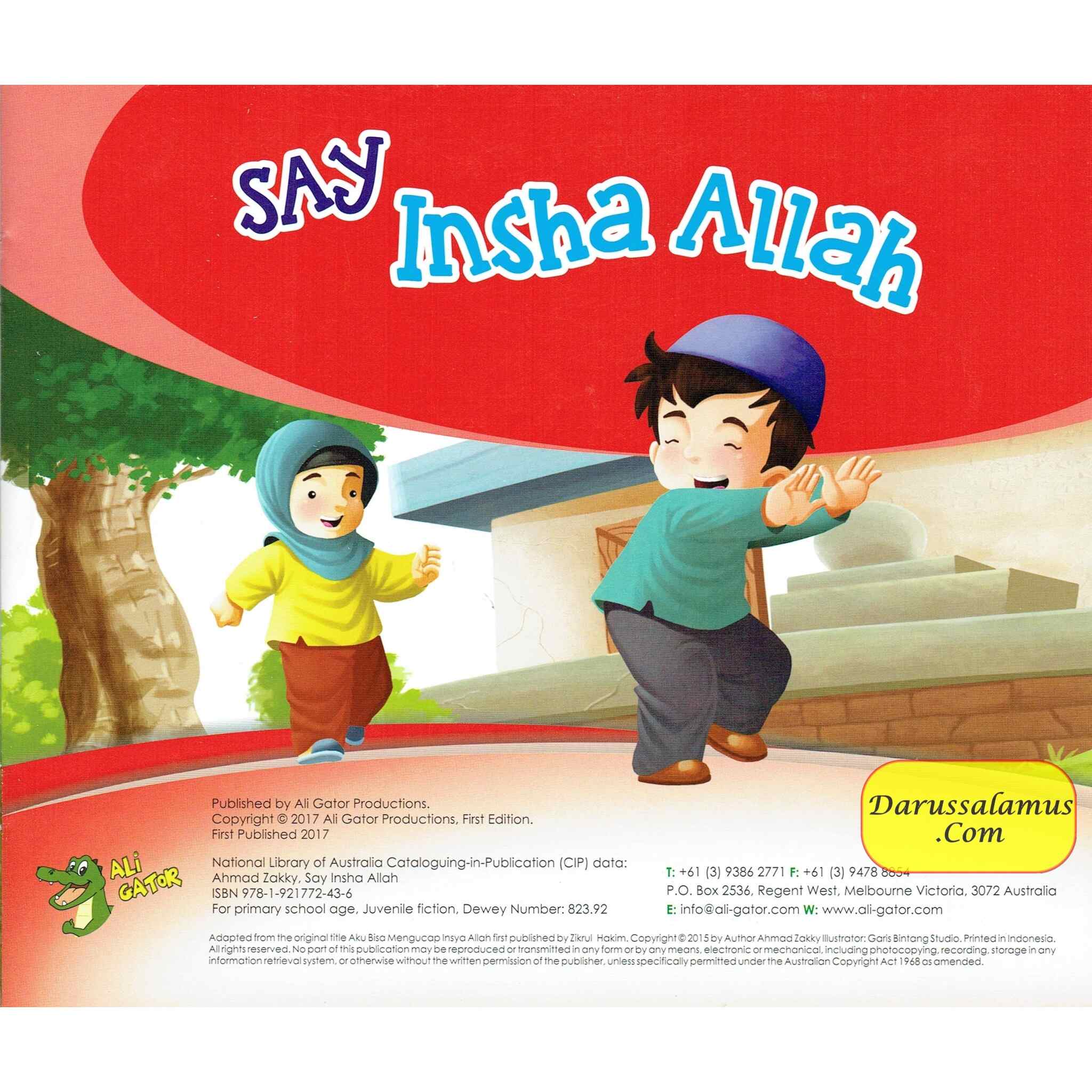 Say Insha Allah (Taqwa Building Series) By Ali Gator、mySite、topwebapps