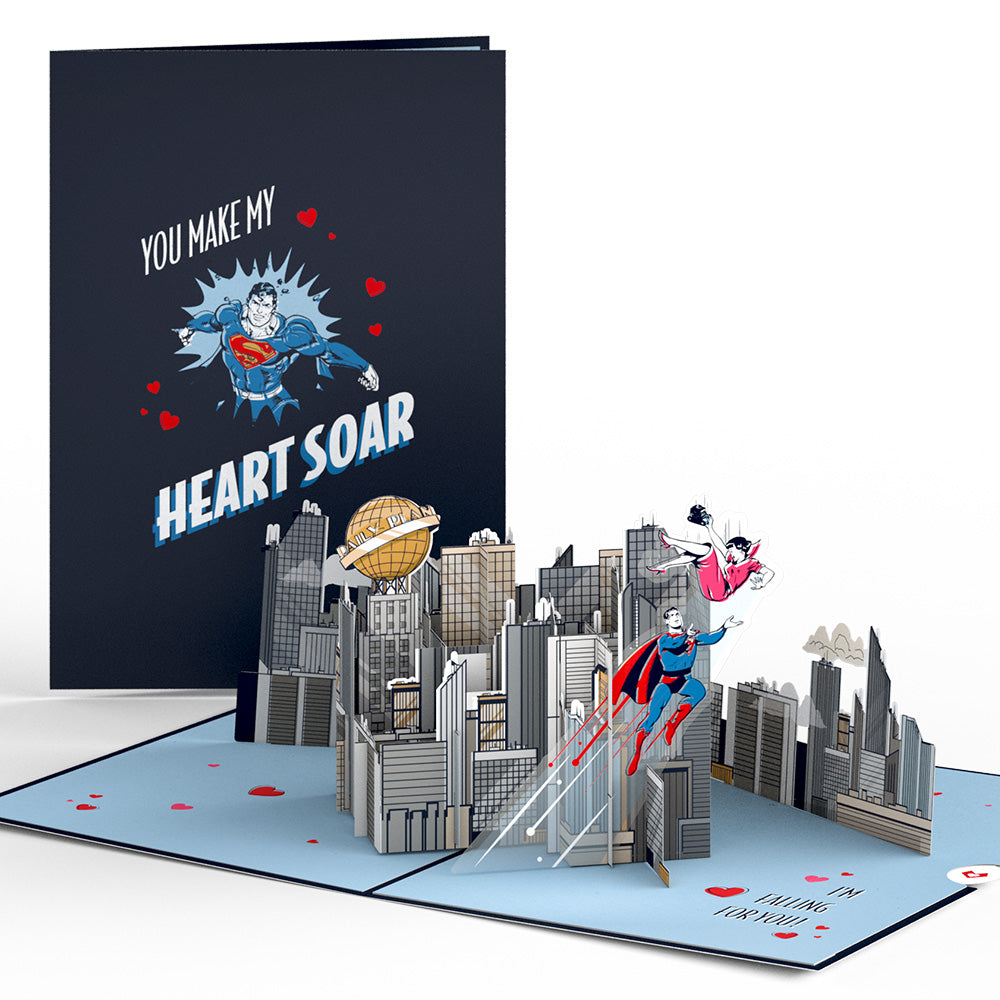Superman You Make My Heart Soar Pop-Up Card、mySite、solidvoid