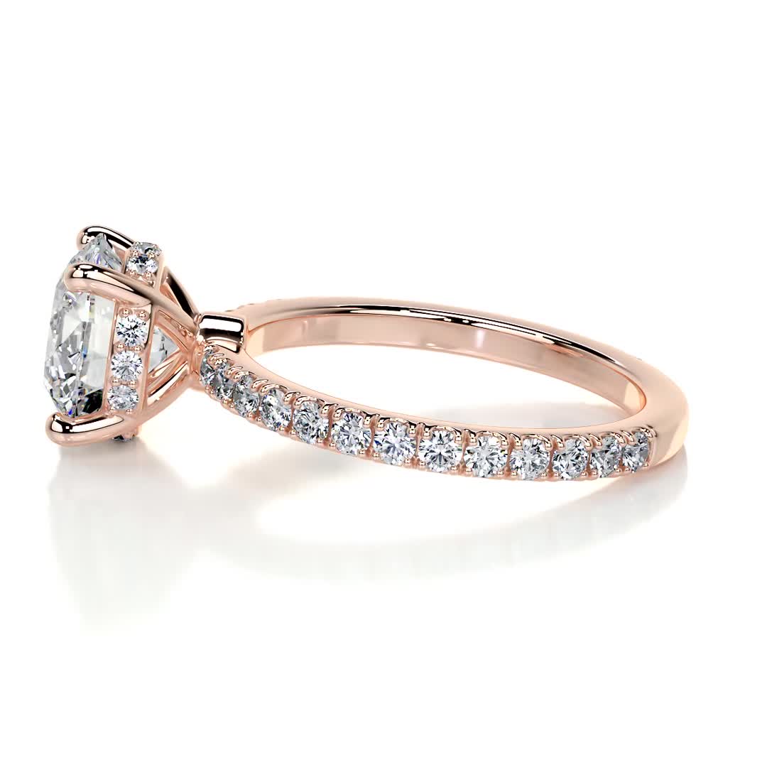 Nellie Diamond Engagement Ring -14K Rose Gold、mySite、hinf8tx79