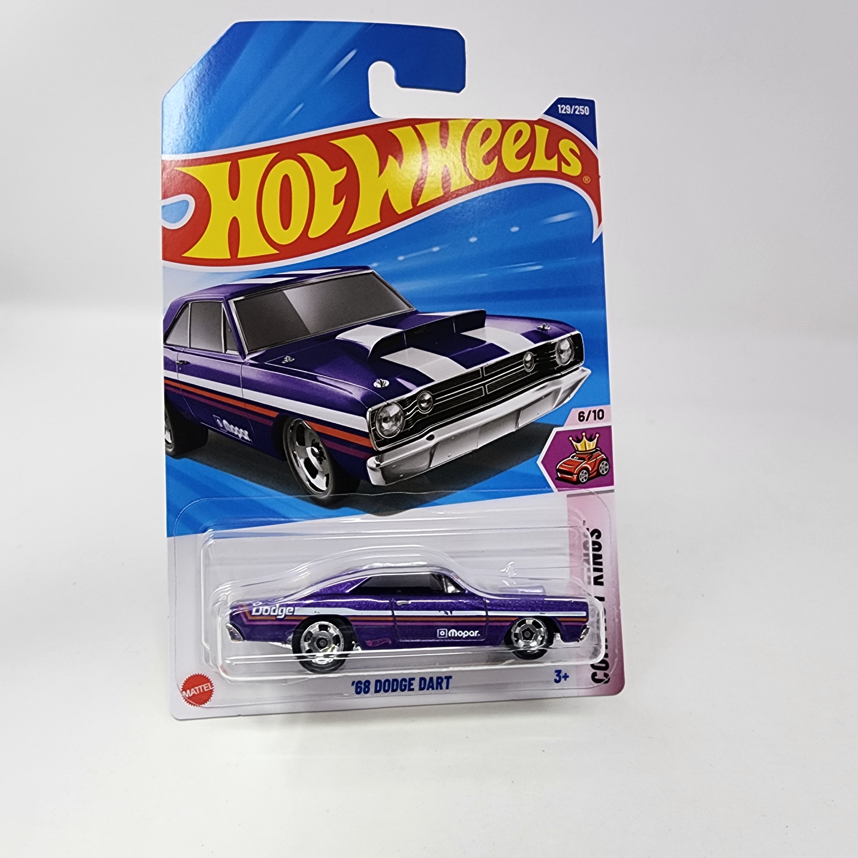 '68 Dodge Dart #129 * Purple * 2025 Hot Wheels Case G、mySite、hgirdovlk