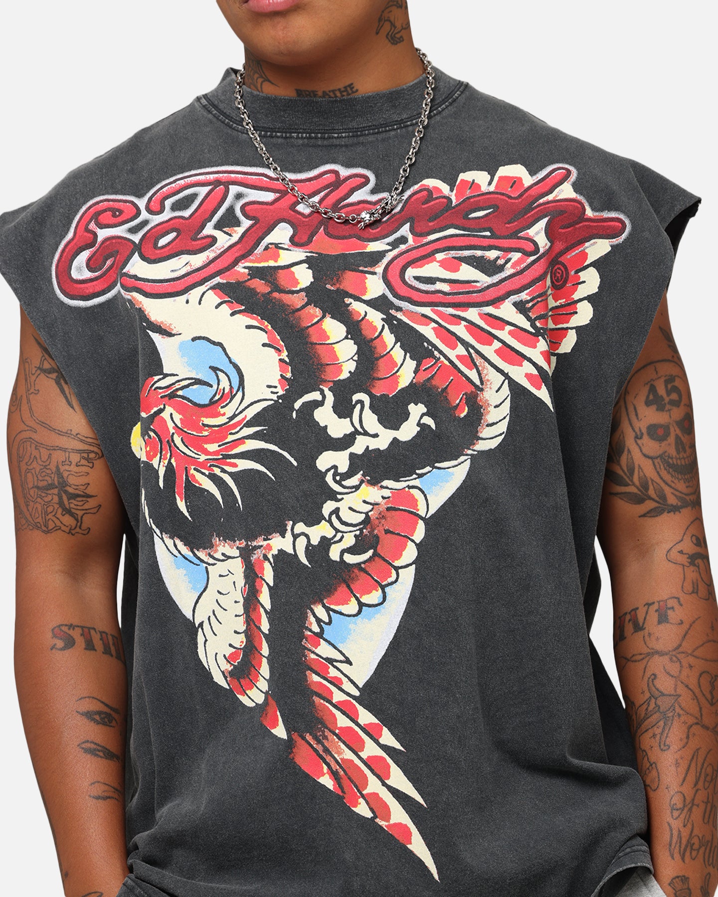 Ed Hardy Eagle Motor Muscle T-Shirt Black、mySite、zt4zffjzw