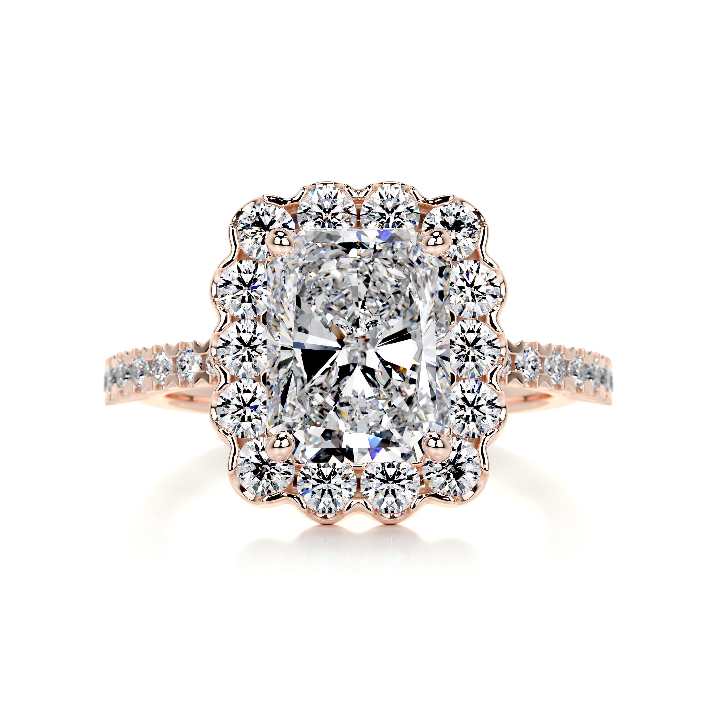 Sherry Diamond Engagement Ring -14K Rose Gold、mySite、hinf8tx79