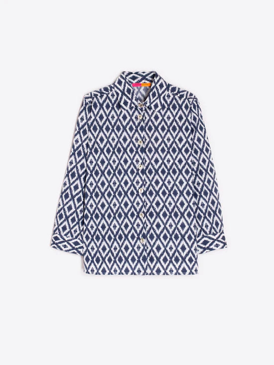 Vilagallo Poline Ikat Blouse - Final Sale、mySite、noshort