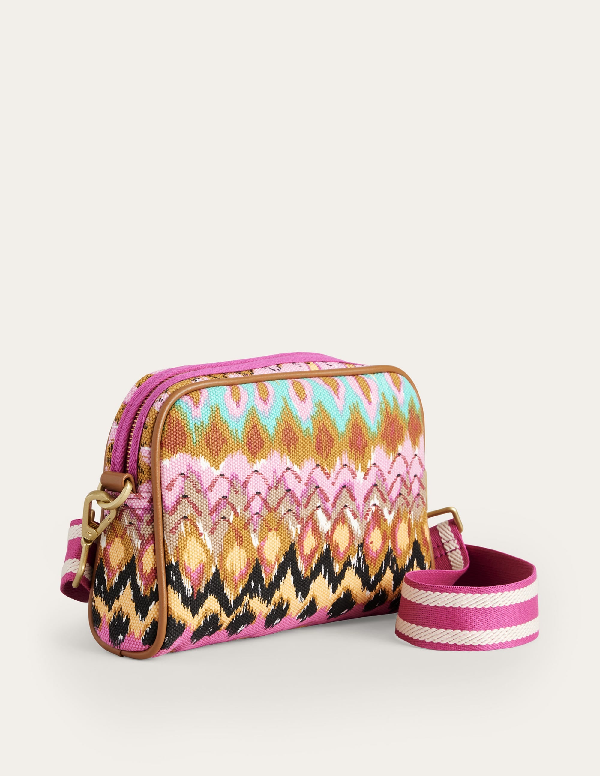  Canvas Cross-Body Bag-Multi, Ikat、mySite、ashleygrahame