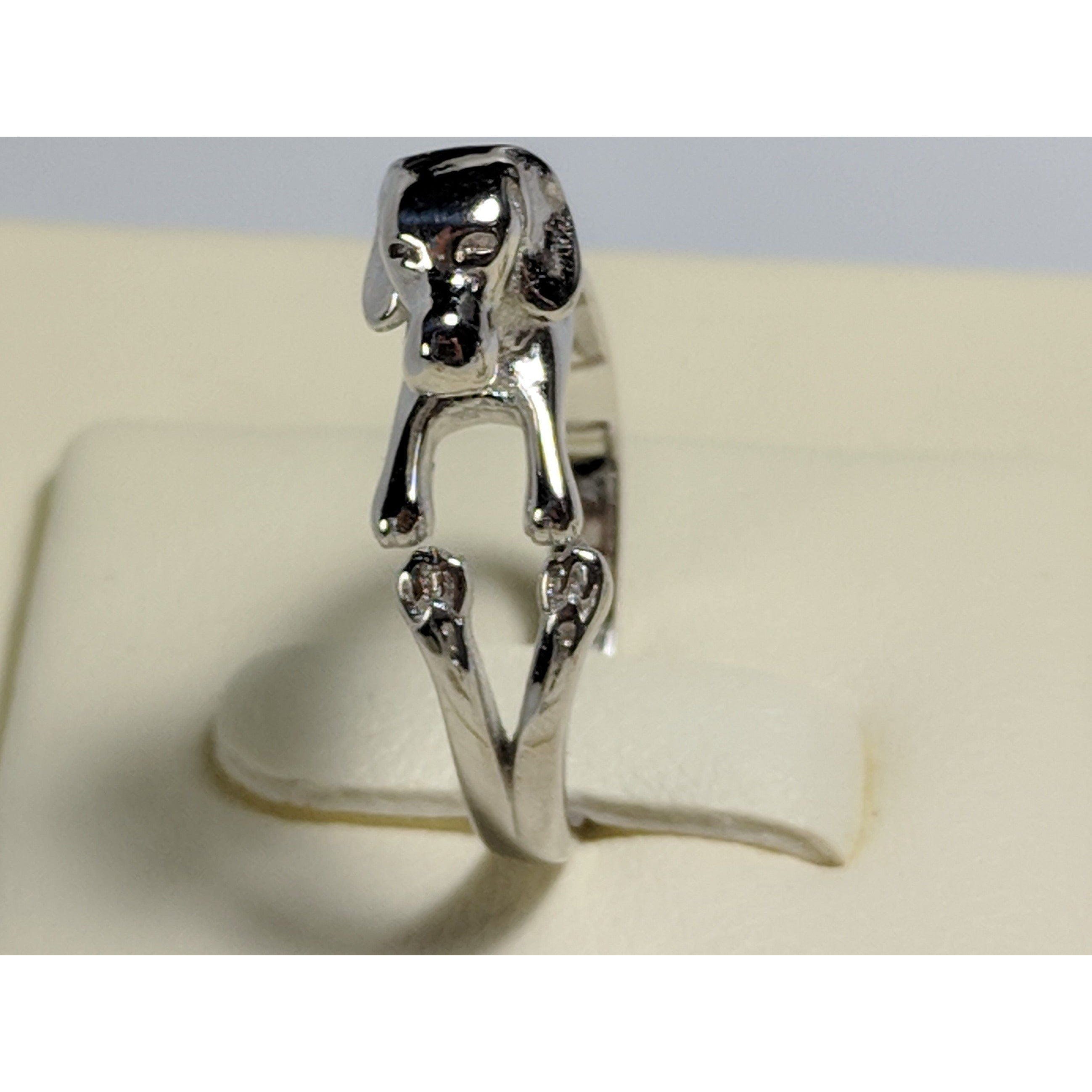 Dog Ring-Sterling Silver Dog Ring Wear your best friend all day!、mySite、g9winljtr