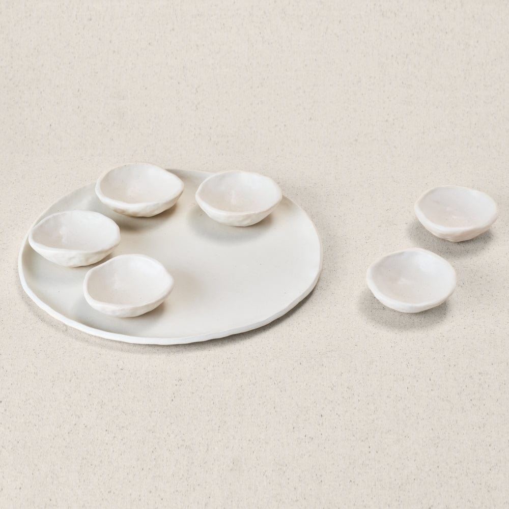 Sarah Sedar Plate - Blanc、mySite、topwebapps