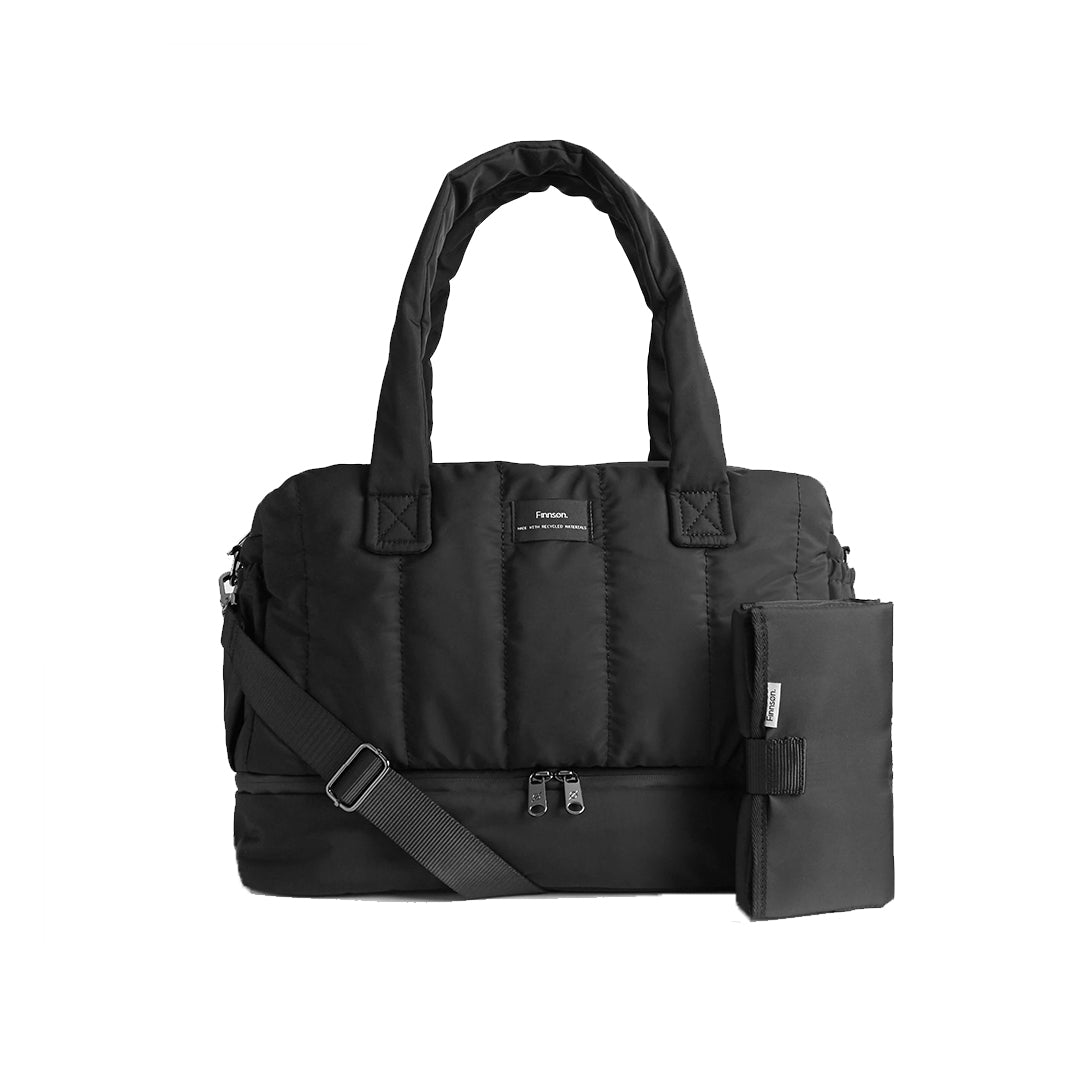  Finnson Innes Eco Holdall Changing Bag With Changing Mat - Black、mySite、merchandisen