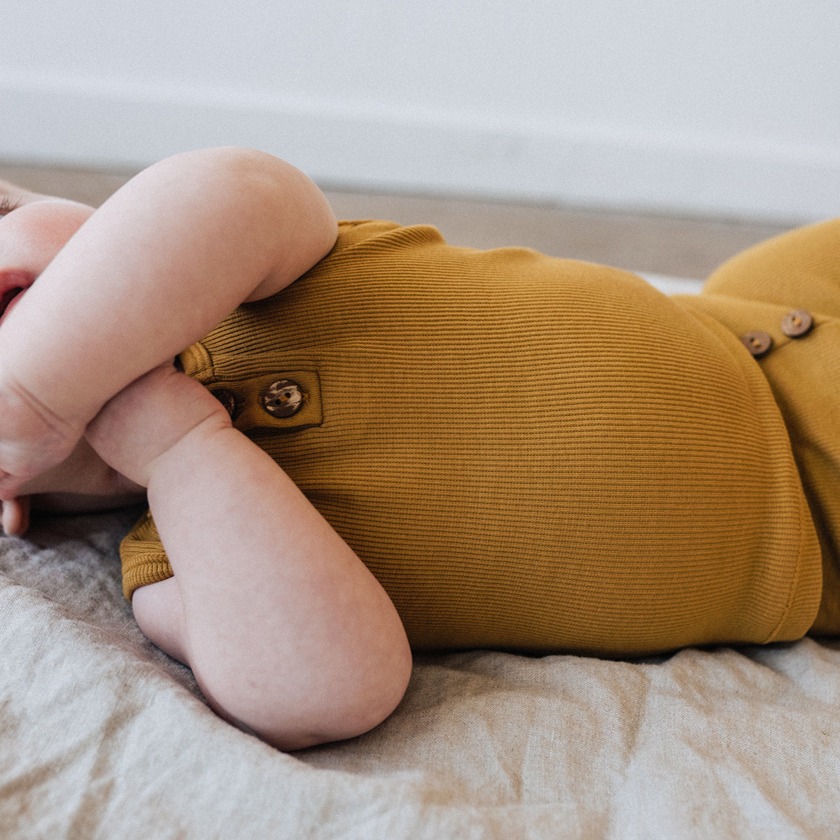 Organic Vintage Henley Tank - Ochre、mySite、g9winljtr