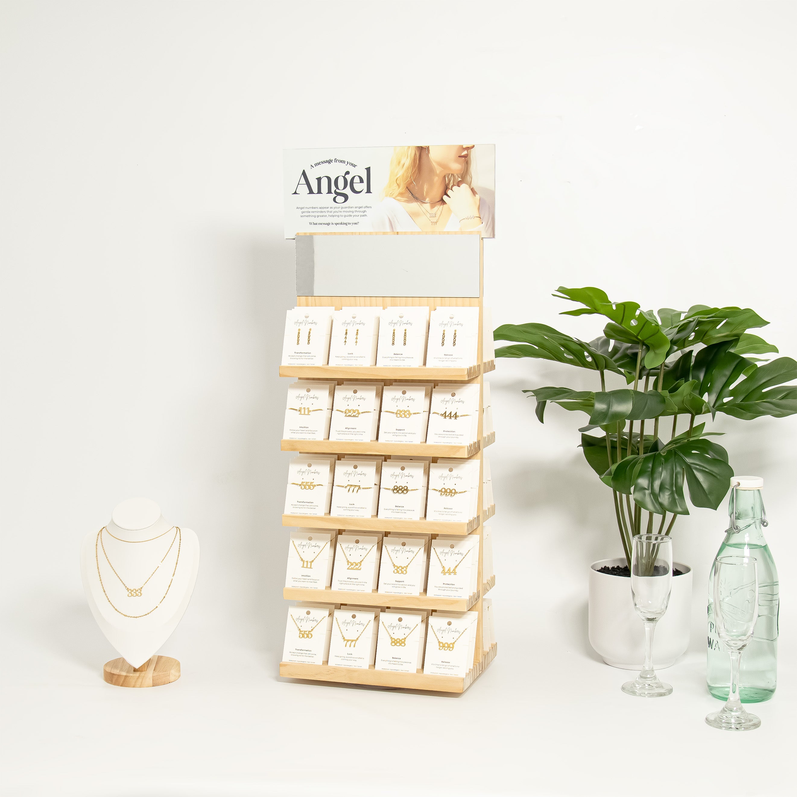 Angel Number Necklace Refill / BND0078、mySite、dreamappss