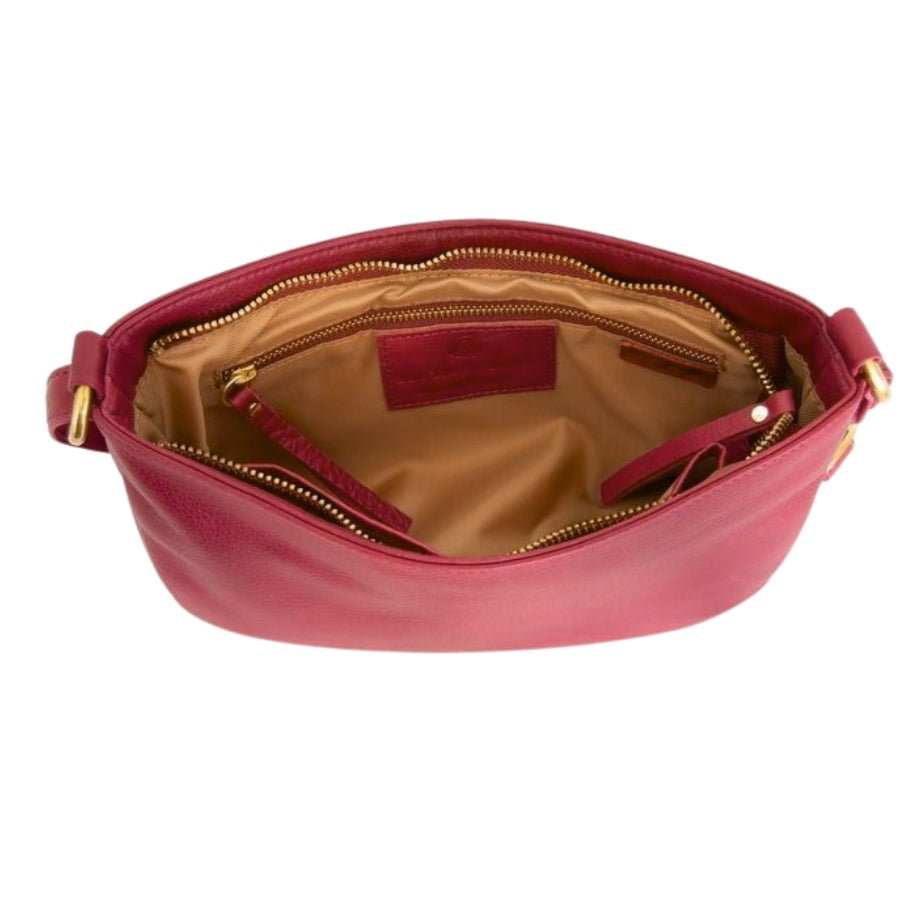  Daisy Small Crossbody | Leather | Garnet、mySite、preschool7hills