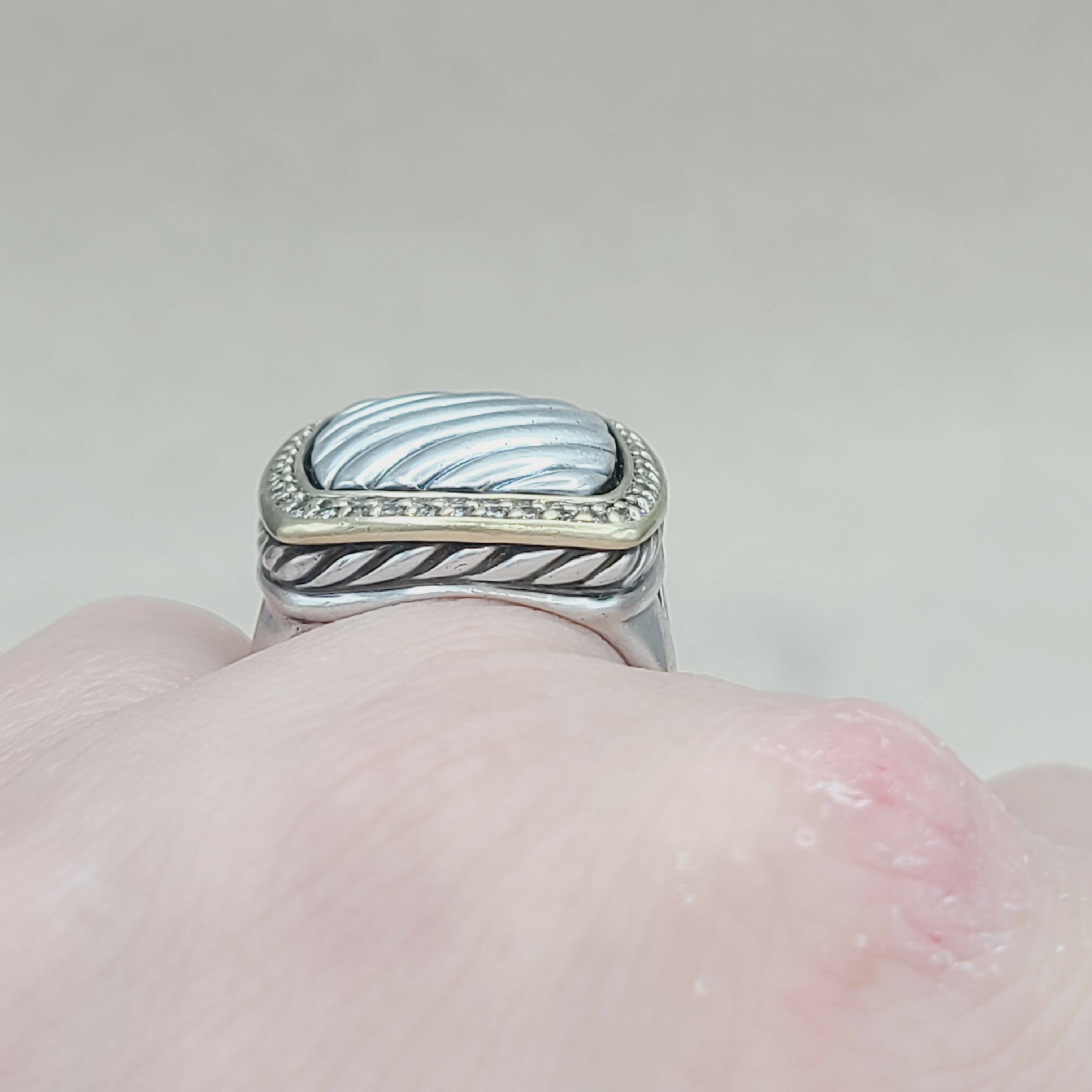 David Yurman Thoroughbred Albion Sculpted Diamond Ring、mySite、hinf8tx79