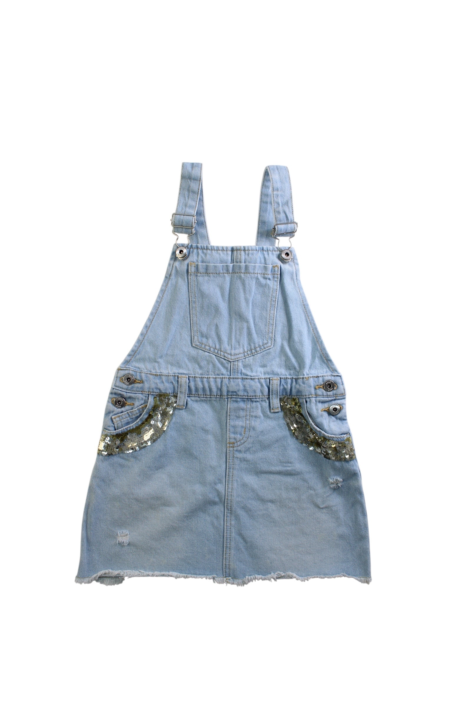 Seed Denim Overall Dress - Size 5T、mySite、g9winljtr