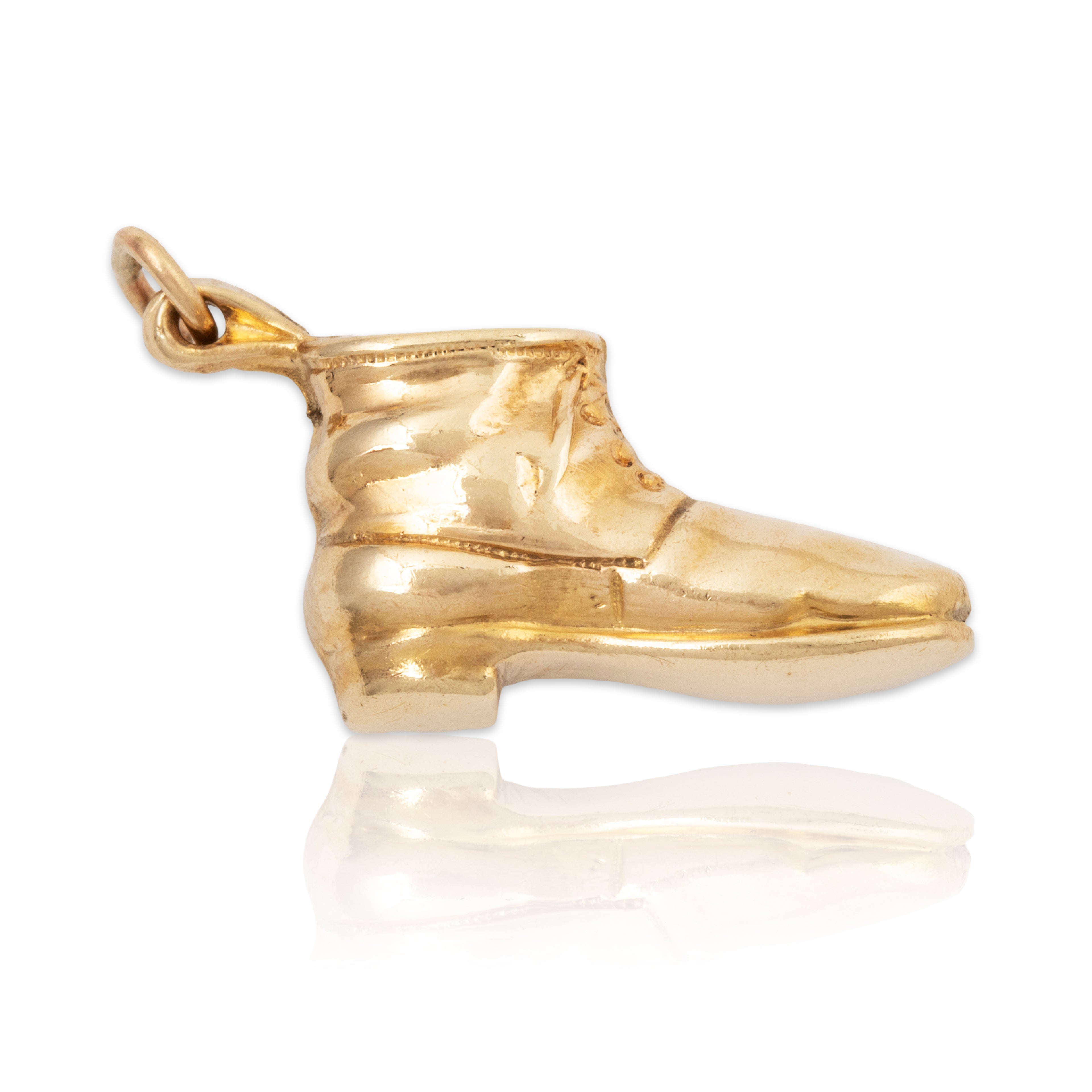 Vintage 10k Yellow Gold Boot Pendant / Charm、mySite、hinf8tx79