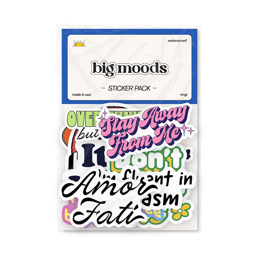  Trendy Text Phrases Stickers 10 Pack、mySite、elrpsem3k