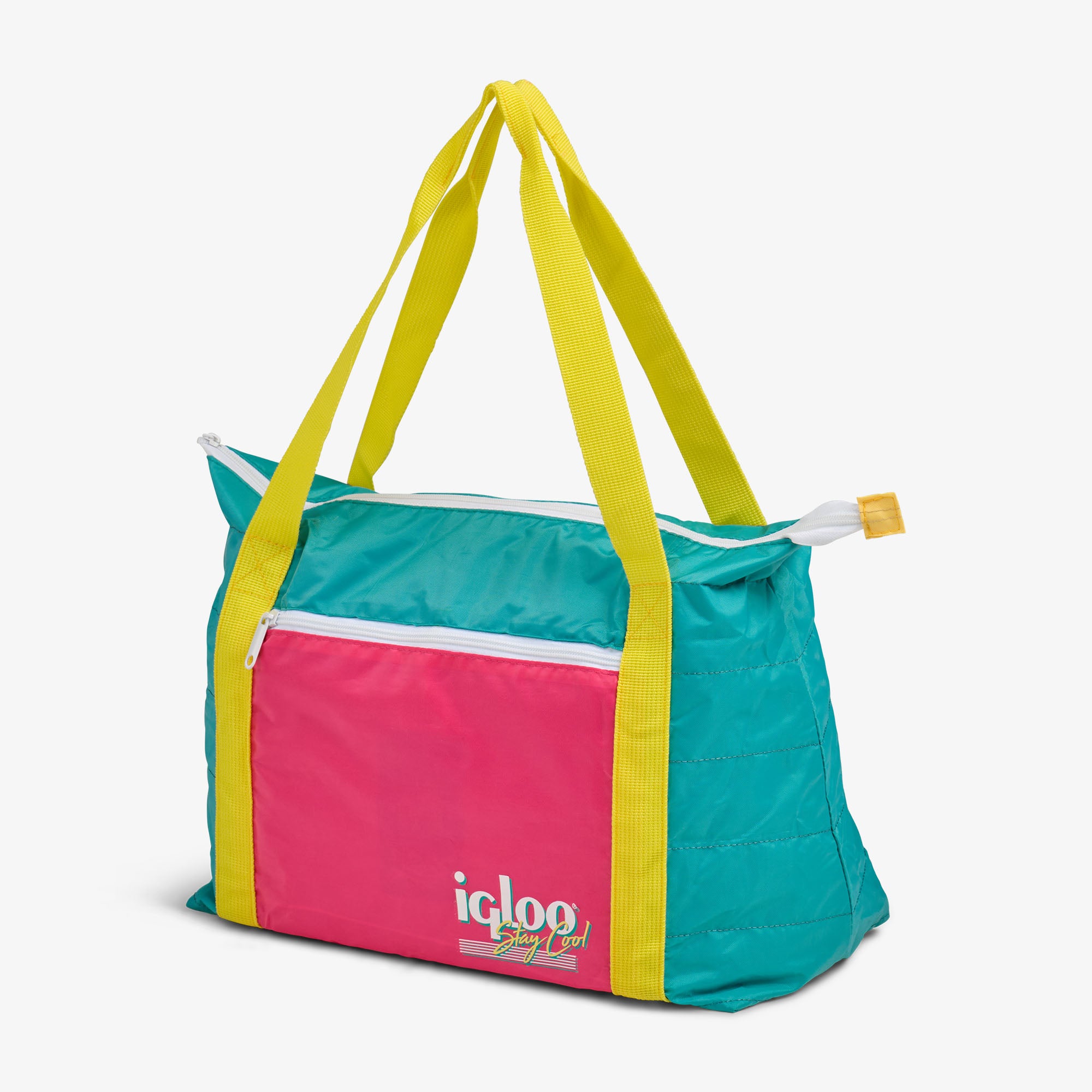 Retro Packable Puffer 20-Can Cooler Bag、mySite、noshort