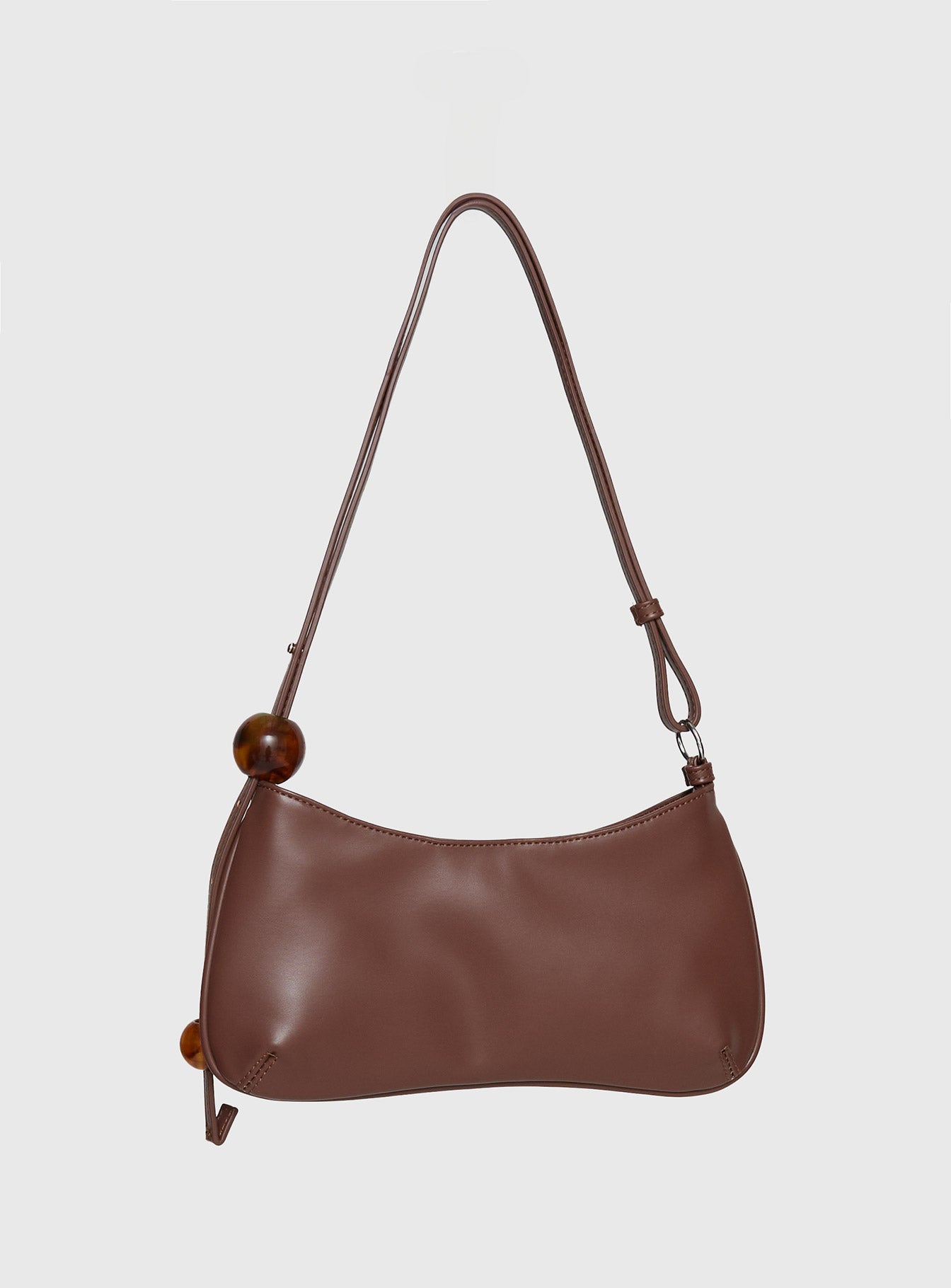 Leightyn Shoulder Bag Brown、mySite、solidvoid