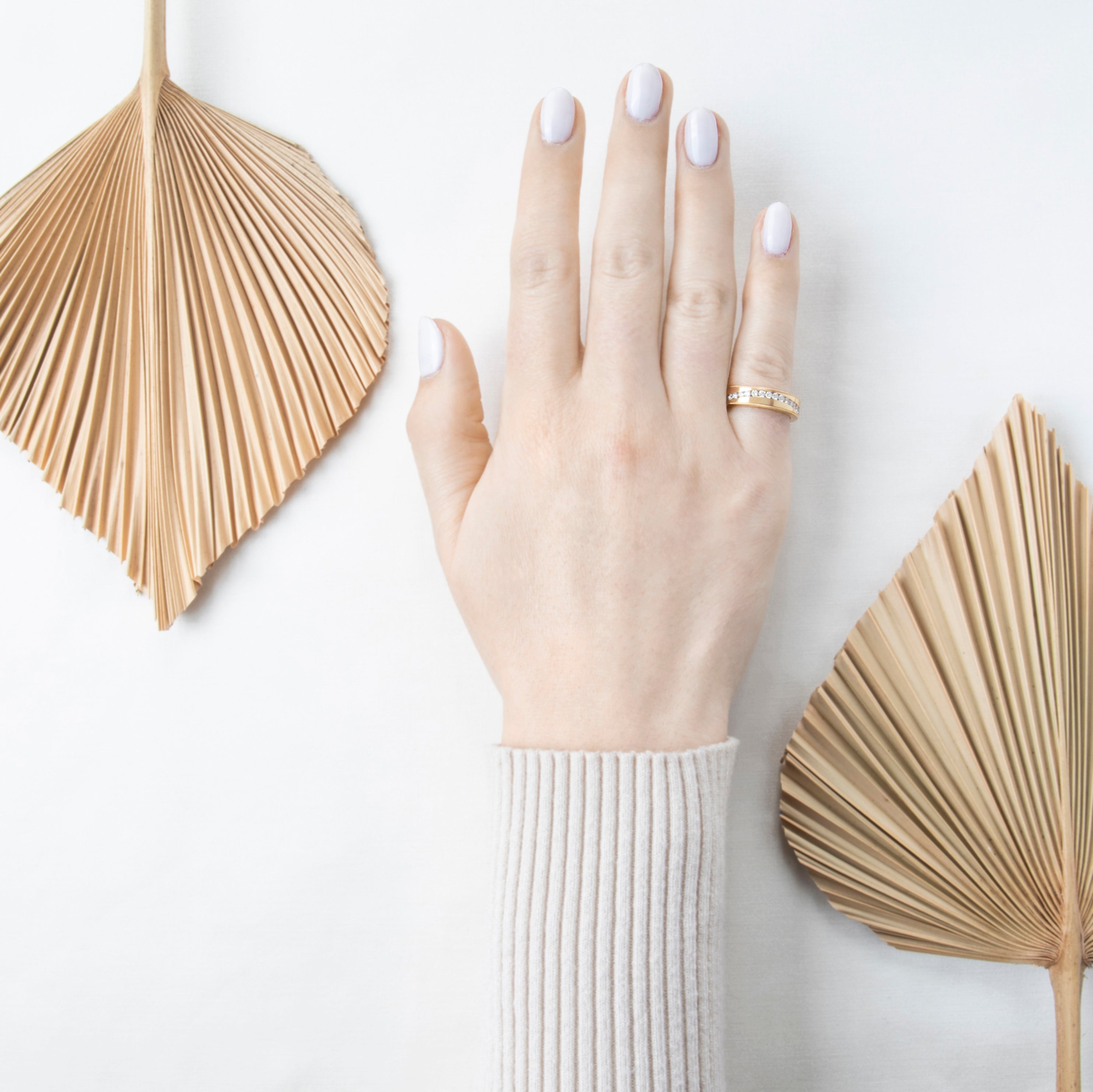 Vintage 14k Yellow Gold .9cttw Diamond Wave of Lights Band Ring 6.25、mySite、hinf8tx79