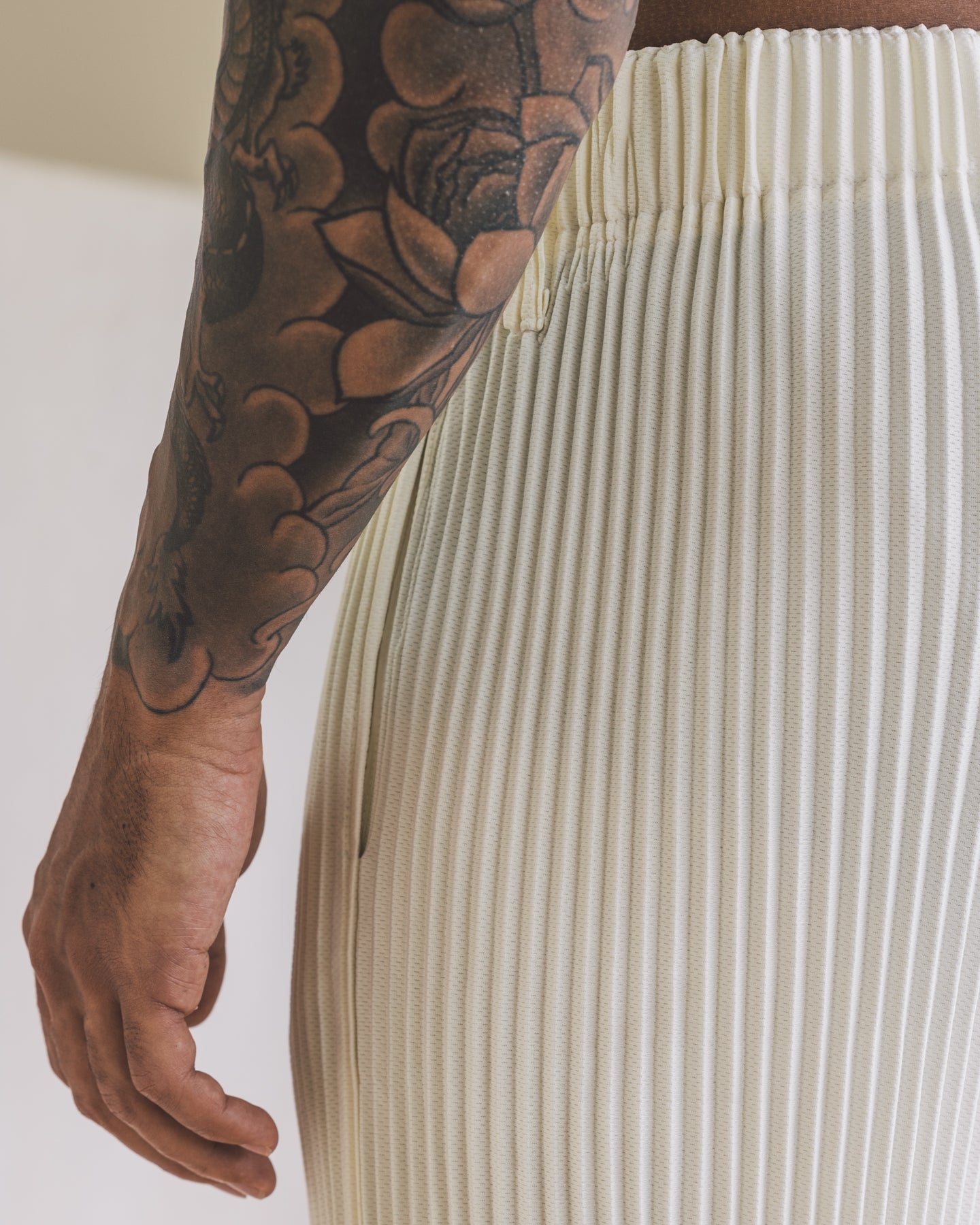 404 Harbour Plisse Shorts Ecru、mySite、zt4zffjzw