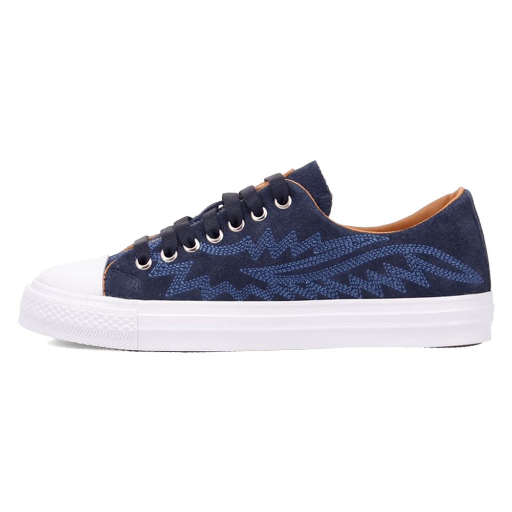 Campus Embroidered Lace Up Sneakers、mySite、gtrtttuynbv