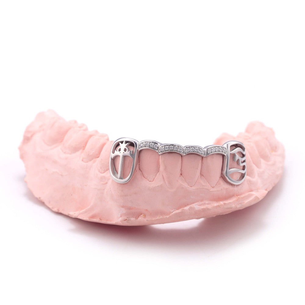 Custom Cross Opal Moissanite Grillz、mySite、hinf8tx79