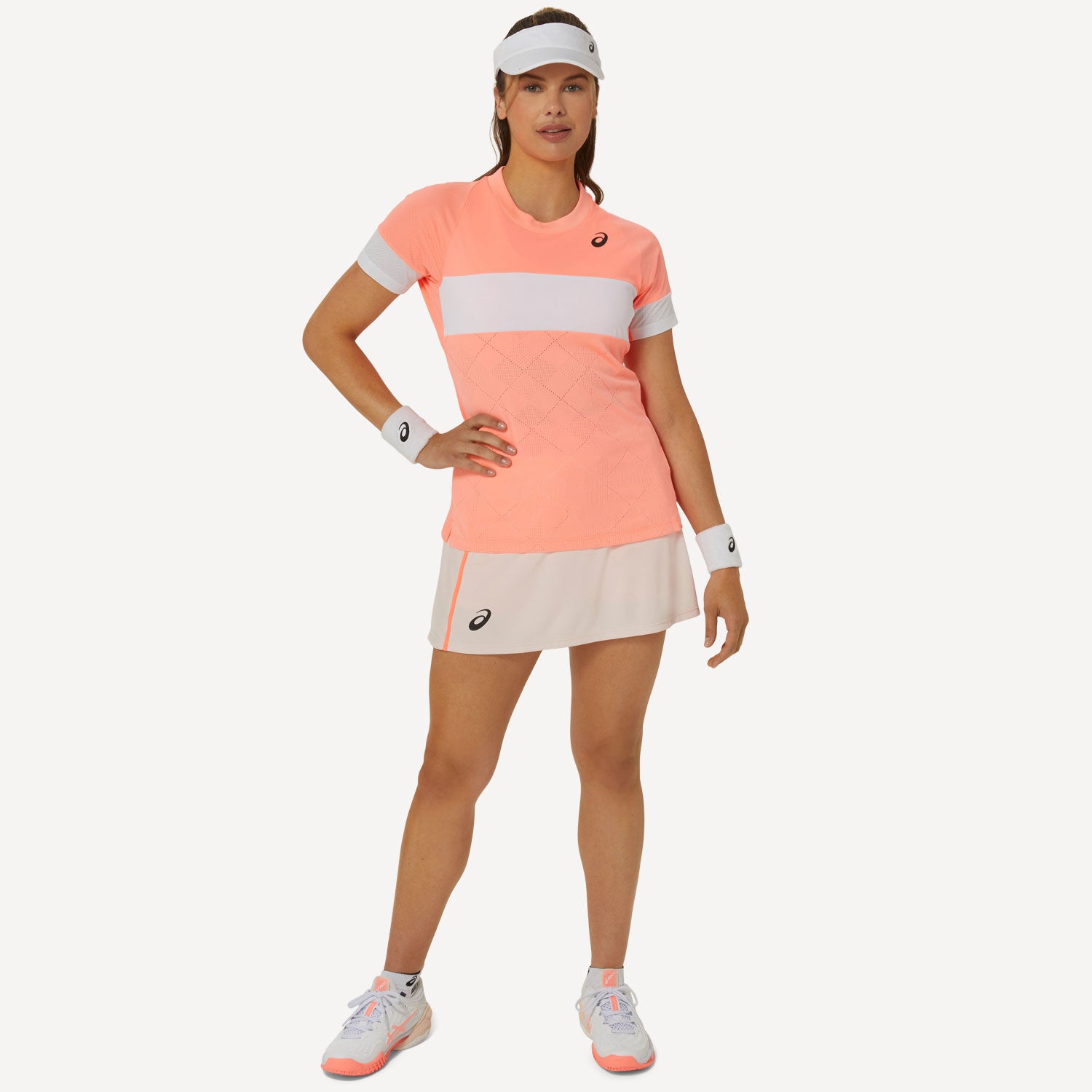 ASICS Game Women's Tennis Shirt、mySite、neckold