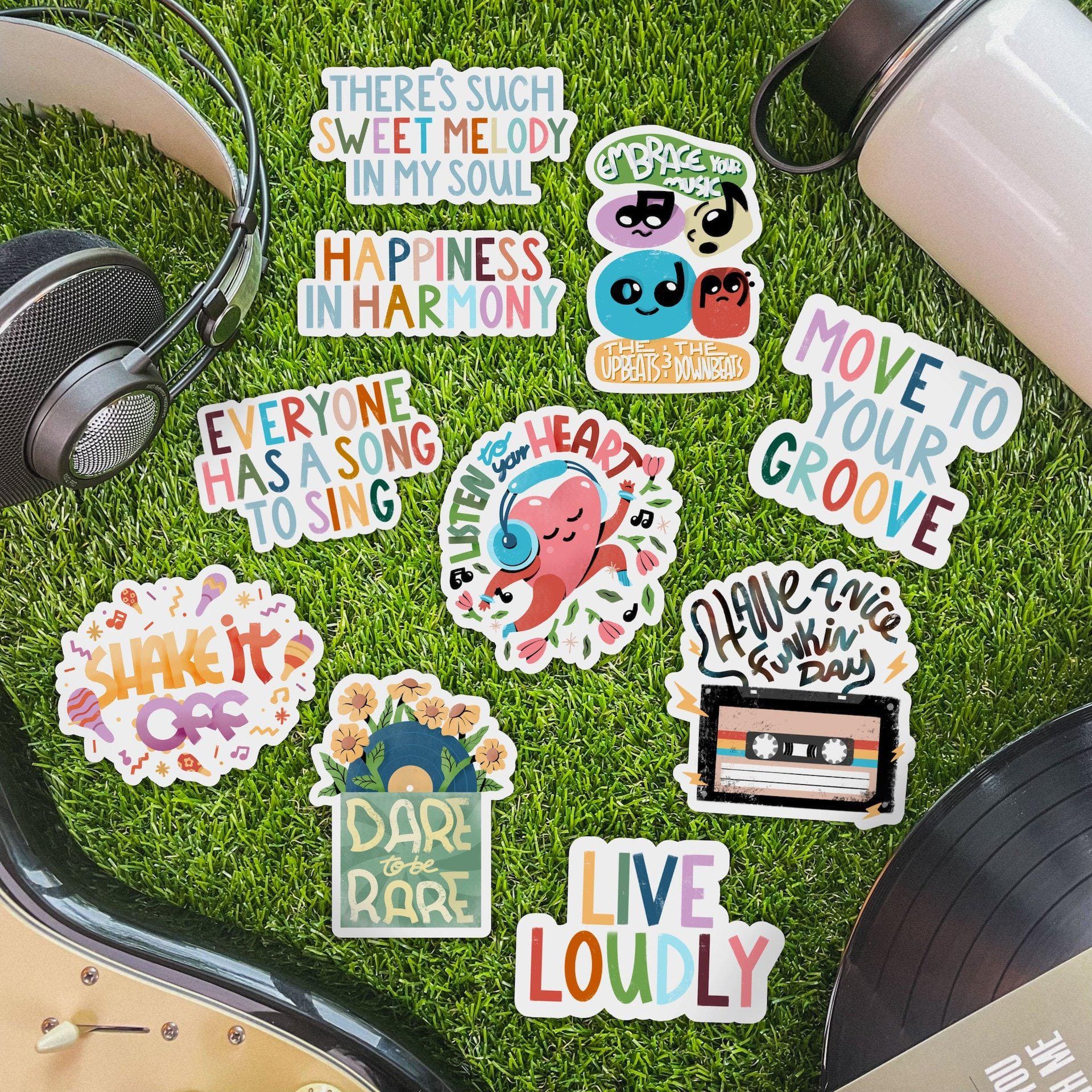  Positivity Sticker 10 Pack - Move to Your Groove、mySite、elrpsem3k