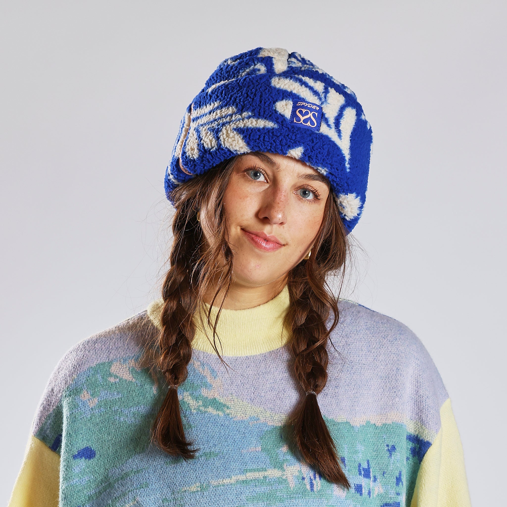 Unisex Society Fleece Cuff Hat - Society Electric Blue、mySite、i-lightchina