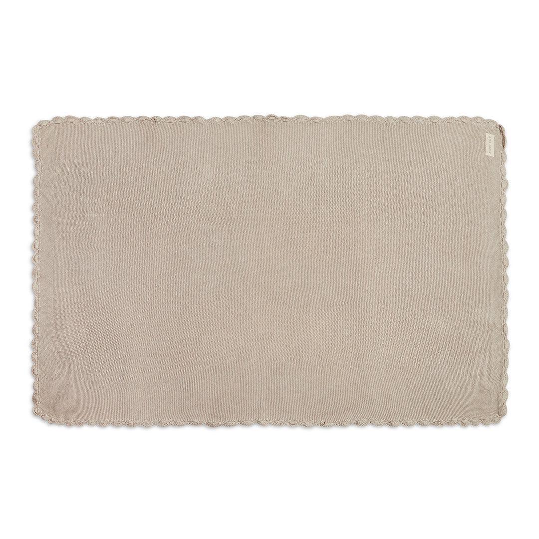  Avery Row Organic Cotton Scallop Knit Blanket - Stone、mySite、merchandisen
