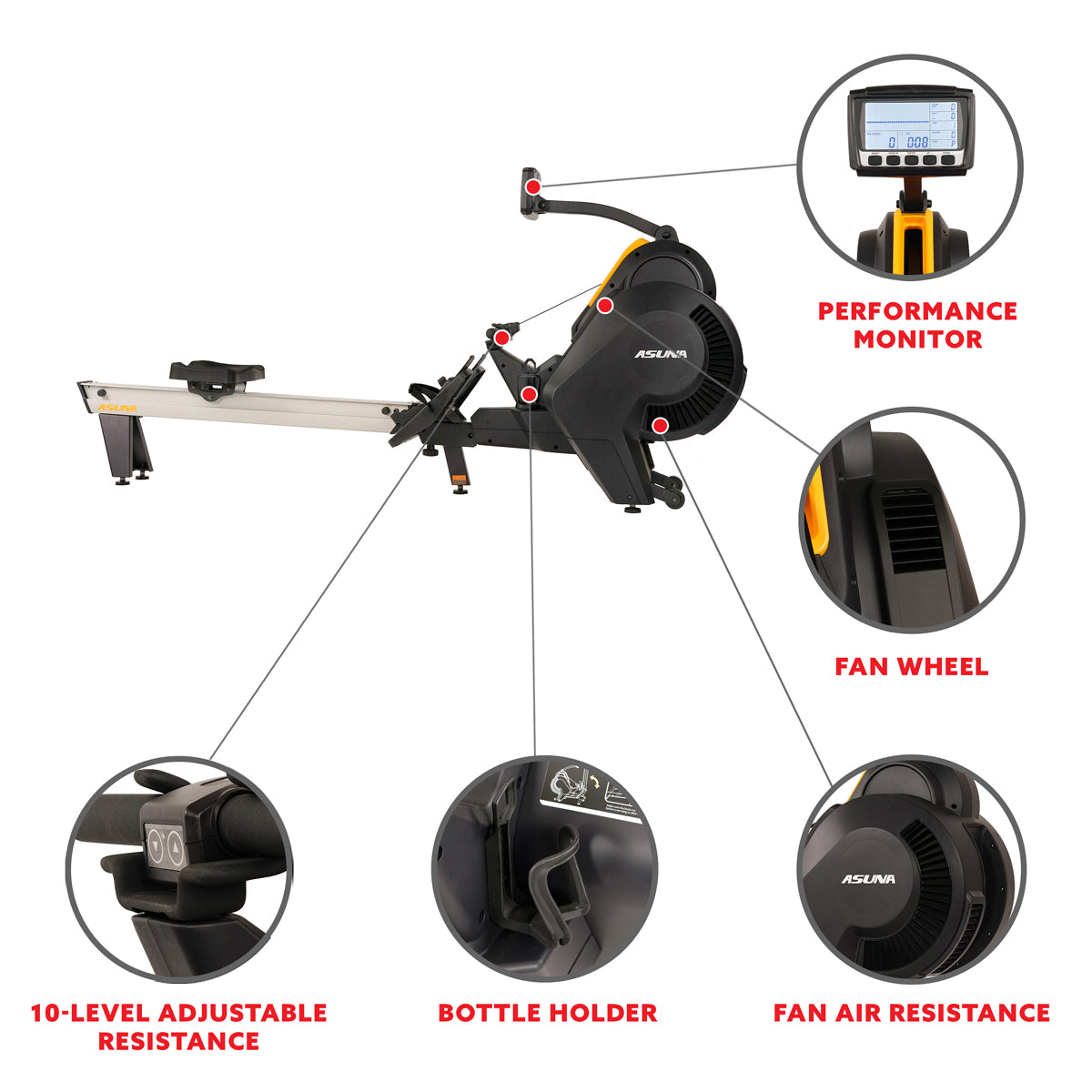  Windmill Air Magnetic Rower、mySite、ghnorth