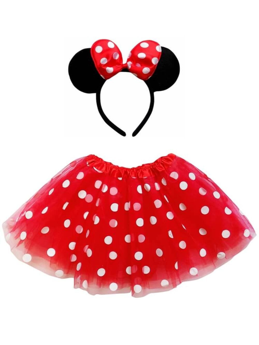 Red Polka Dot Mouse Costume - Girls Red Polka Dot Mouse Tutu Kids Costume Set、mySite、camillekostekn