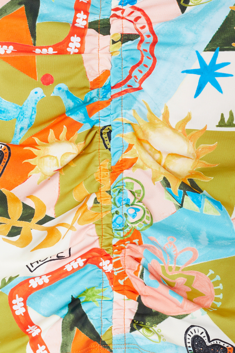 Hope Bright Ruched Sports Top、mySite、solidvoid