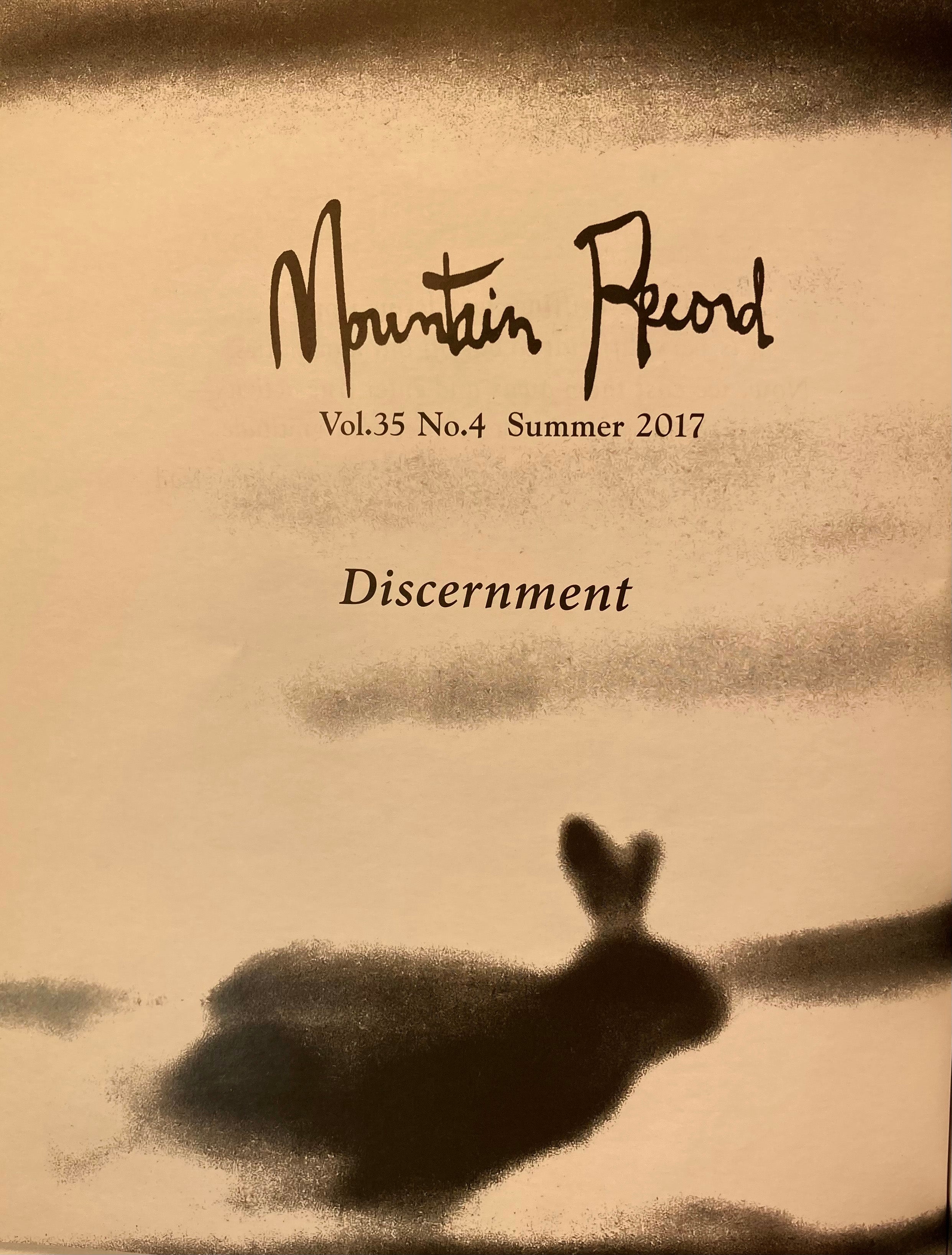 Discernment - Mountain Record, Vol. 35.4, Summer 2017、mySite、topwebapps